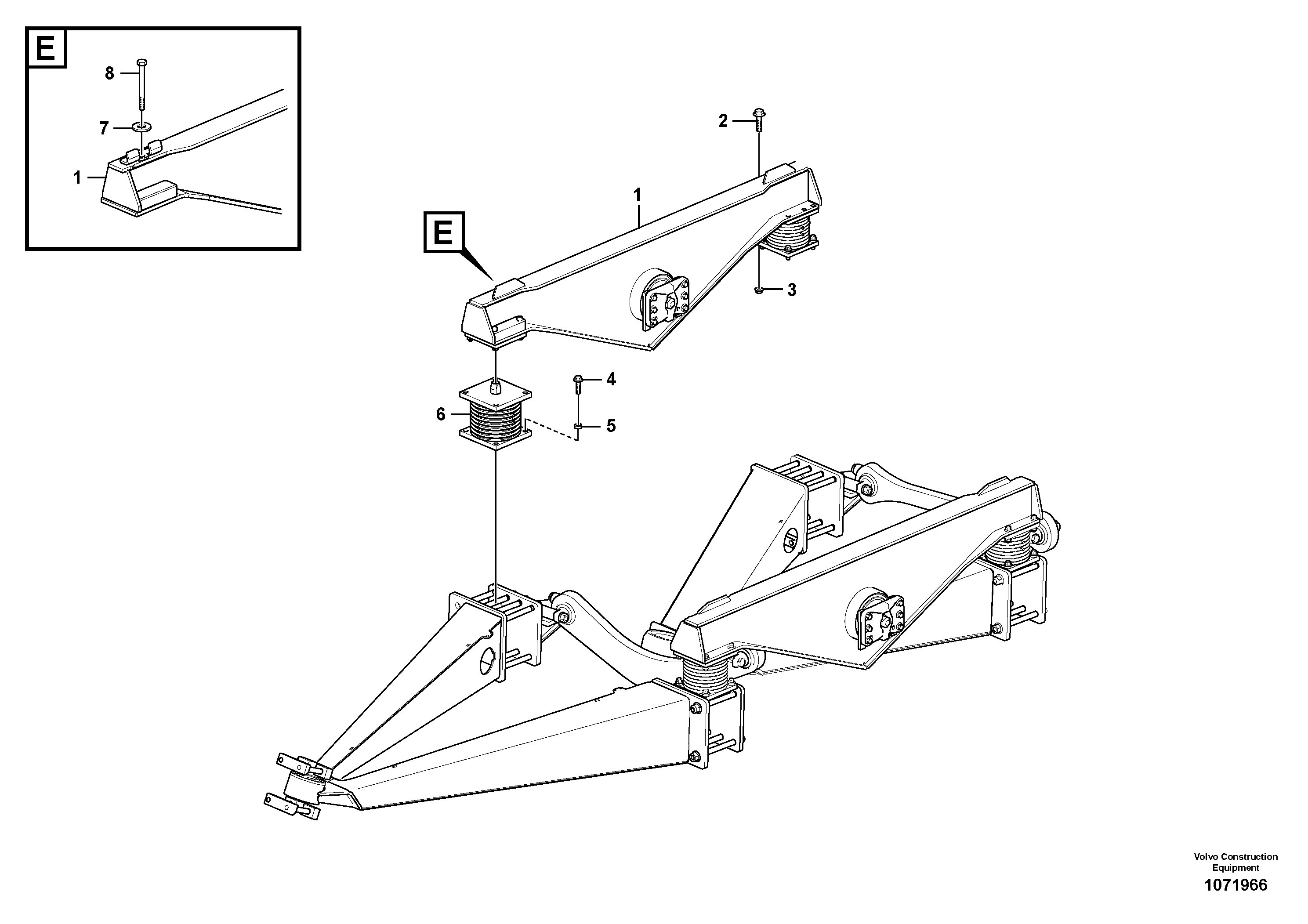 Disc brake VOE16801396 VOLVO