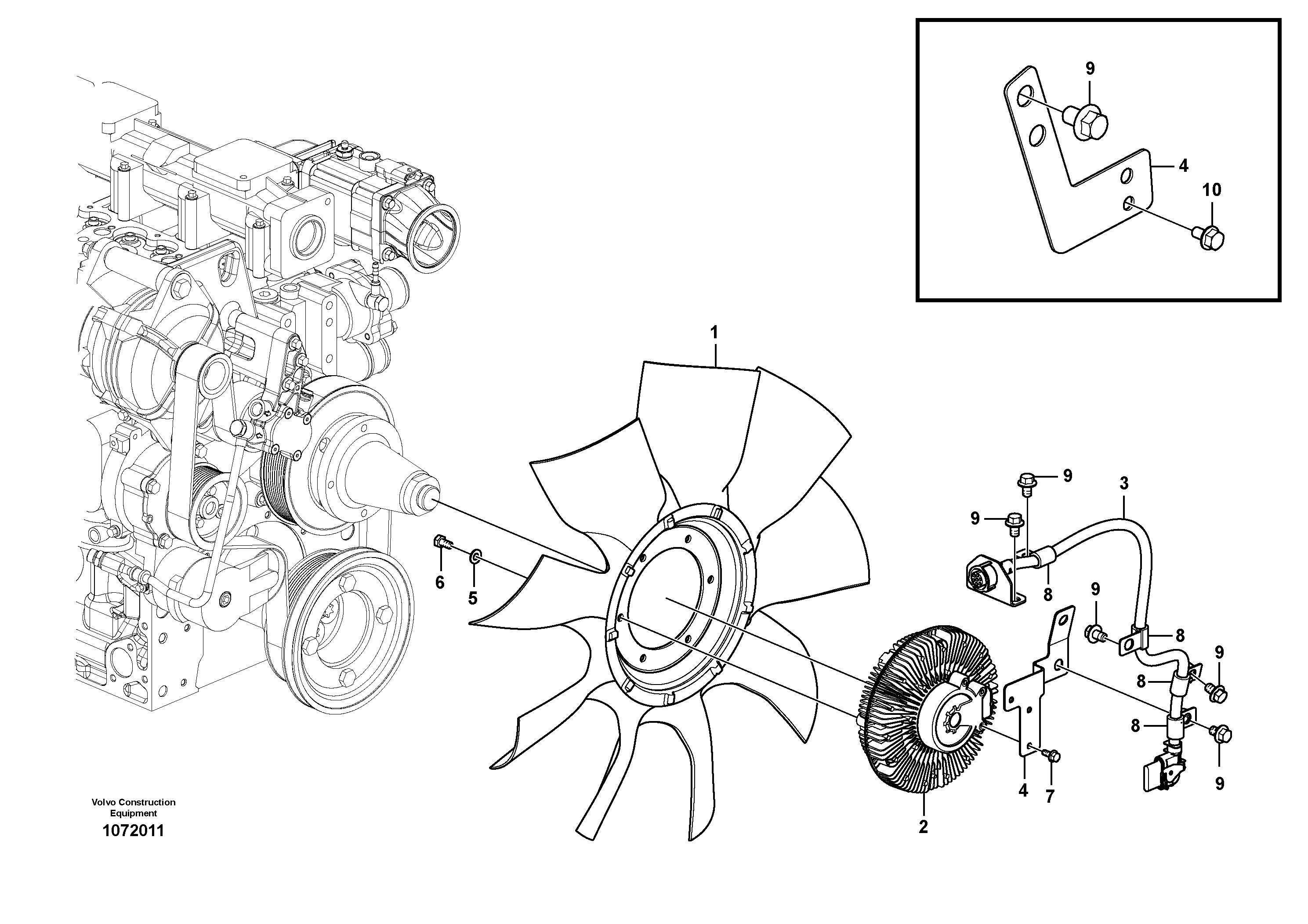 Support Leg VOE14622370 VOLVO