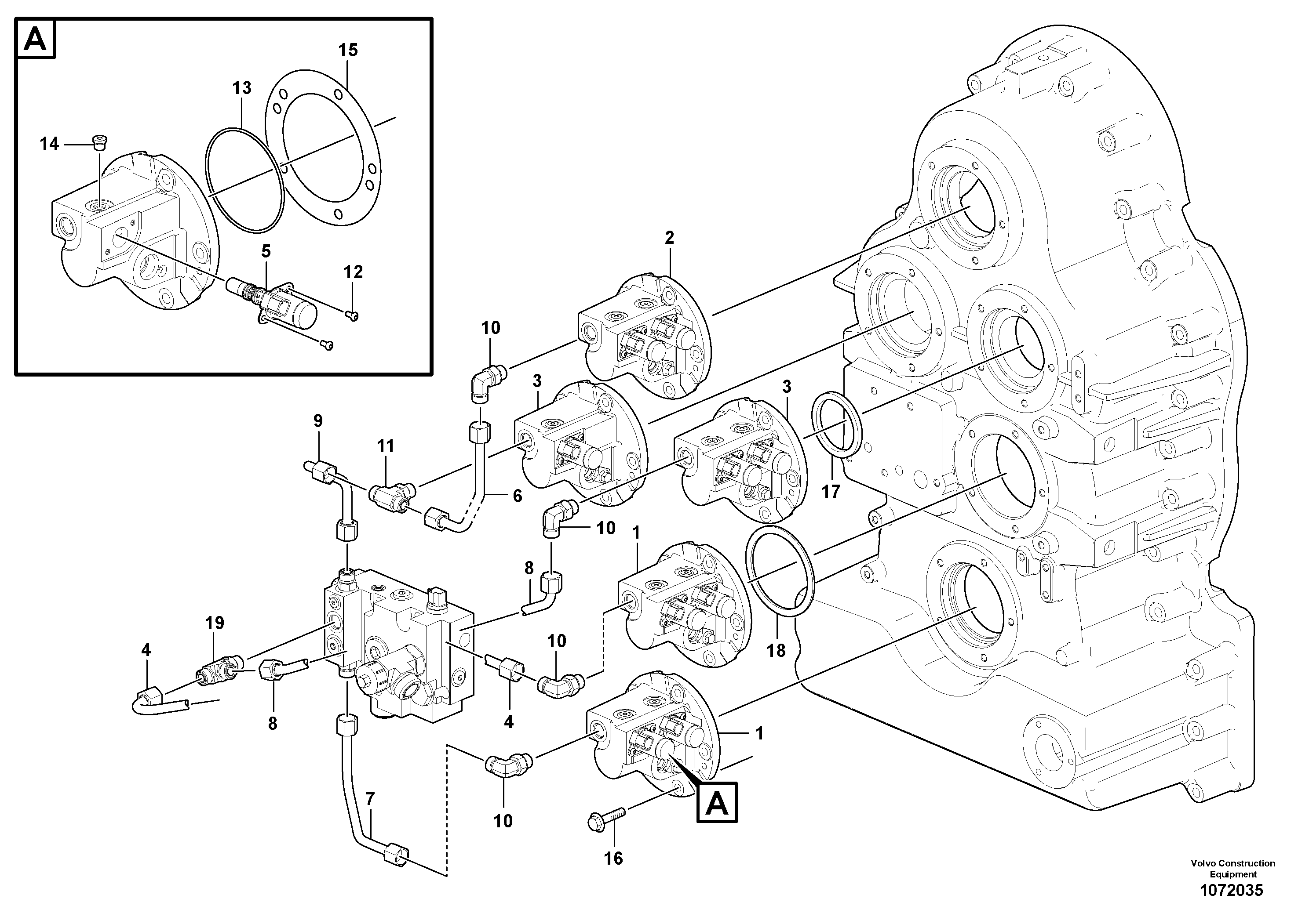 Fuel miser valve VOE17215145 VOLVO