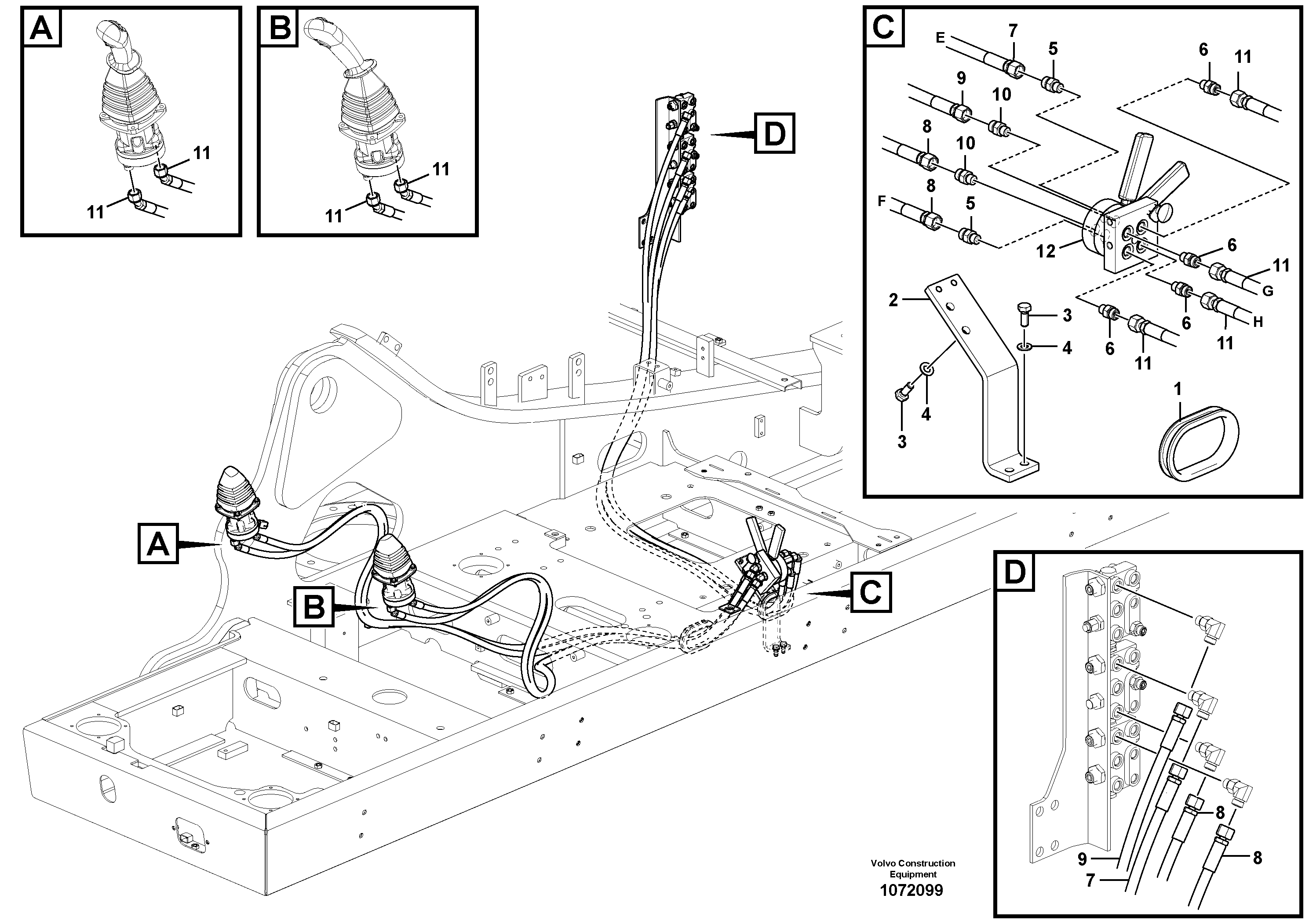 Seat frame VOE14676919 VOLVO