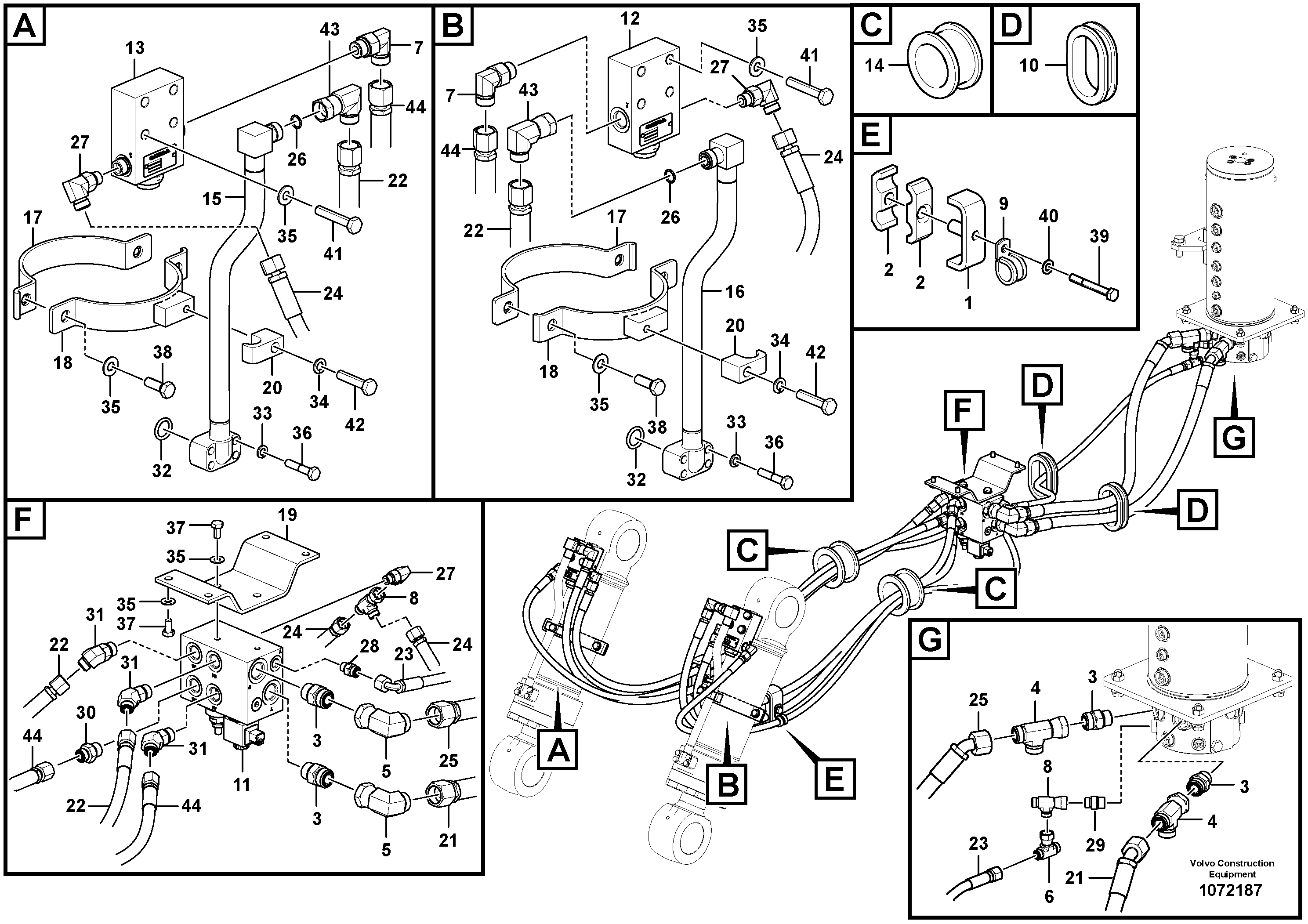 Timing gear casing VOE15020604 VOLVO