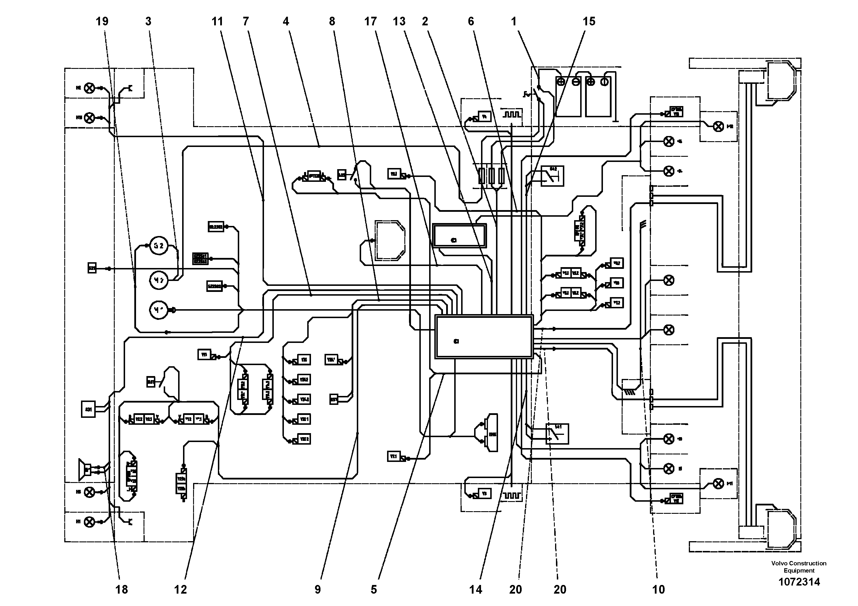 Radio Support VOE12769367 VOLVO