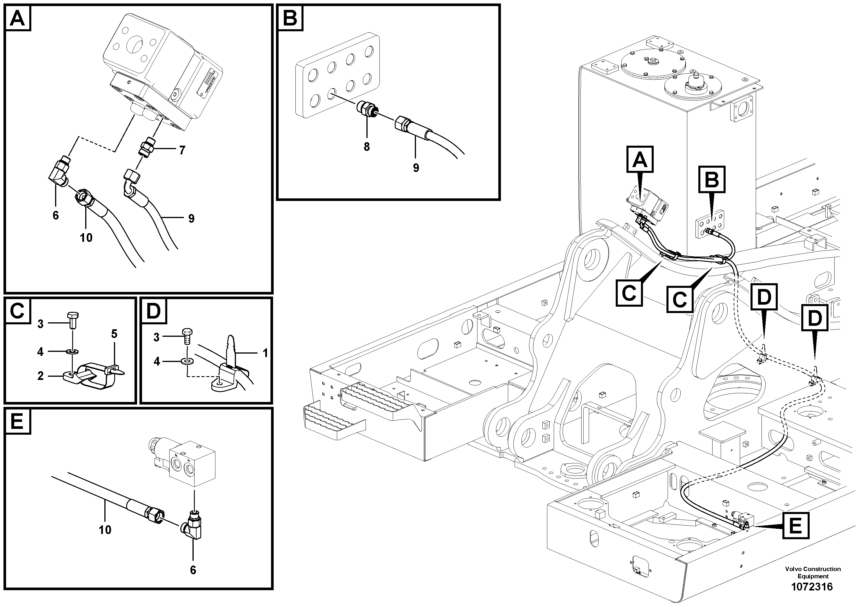 Timing gear casing VOE938169 VOLVO