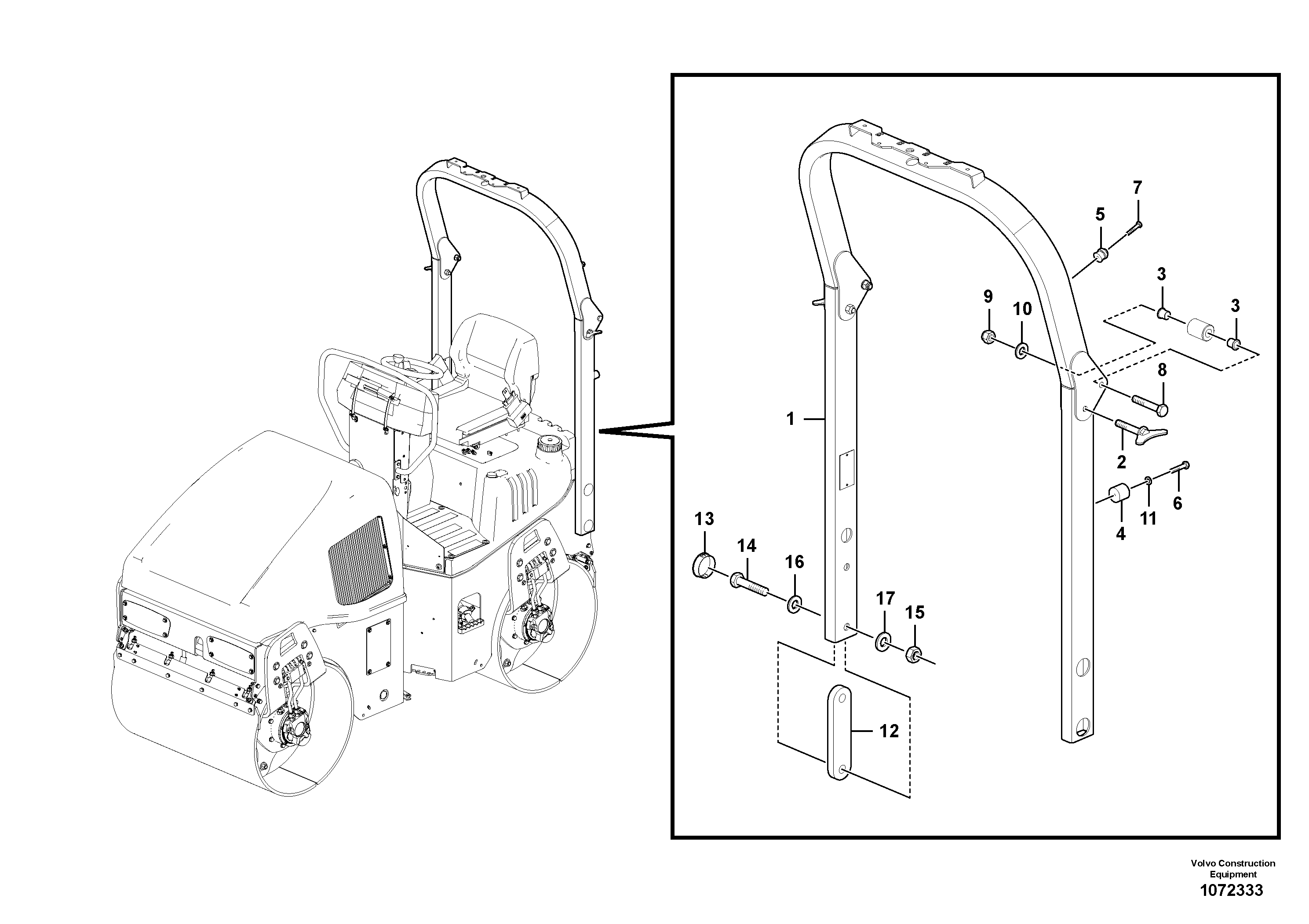 Holder VOE12819624 VOLVO