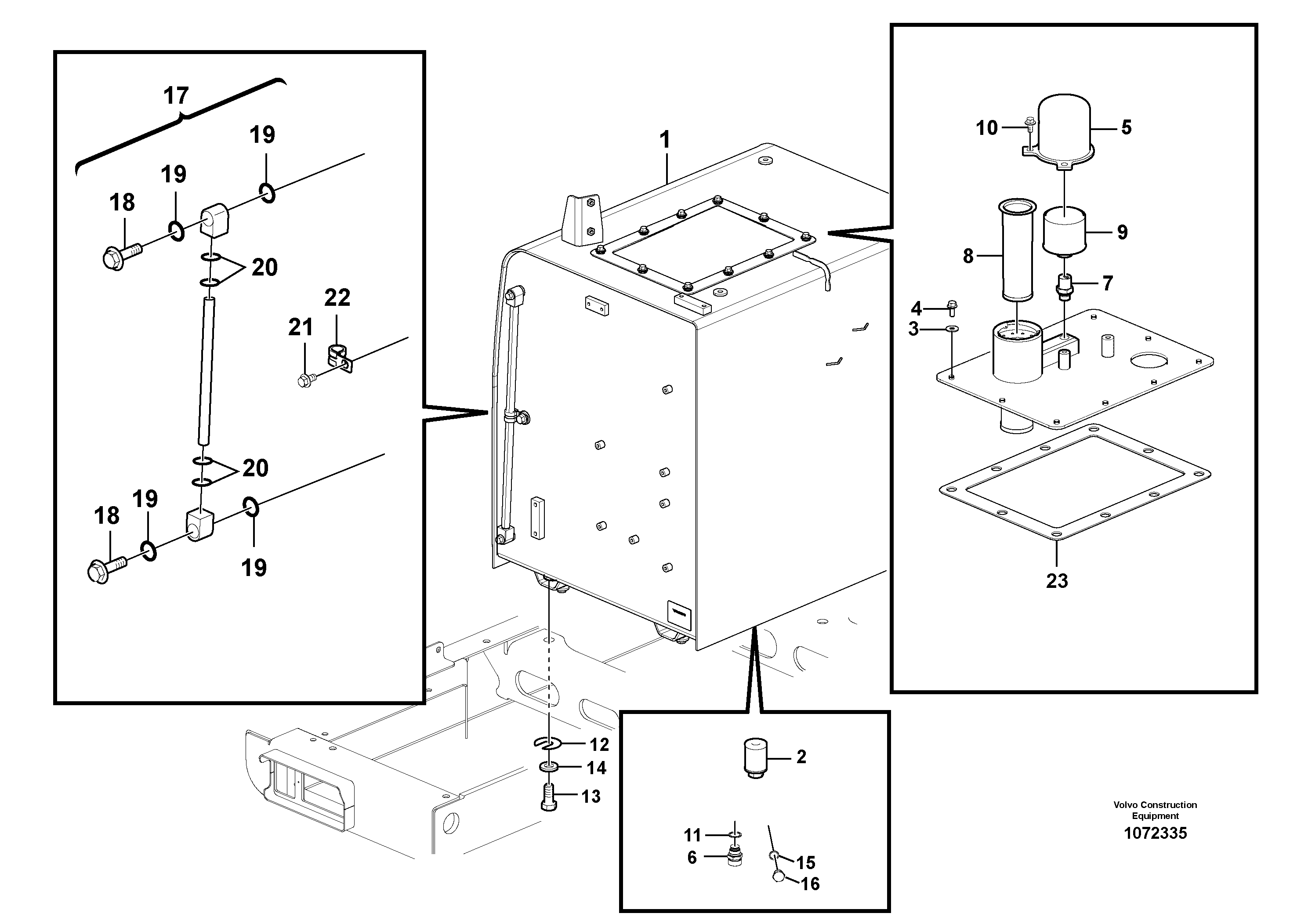 Frame, Lh VOE14629300 VOLVO