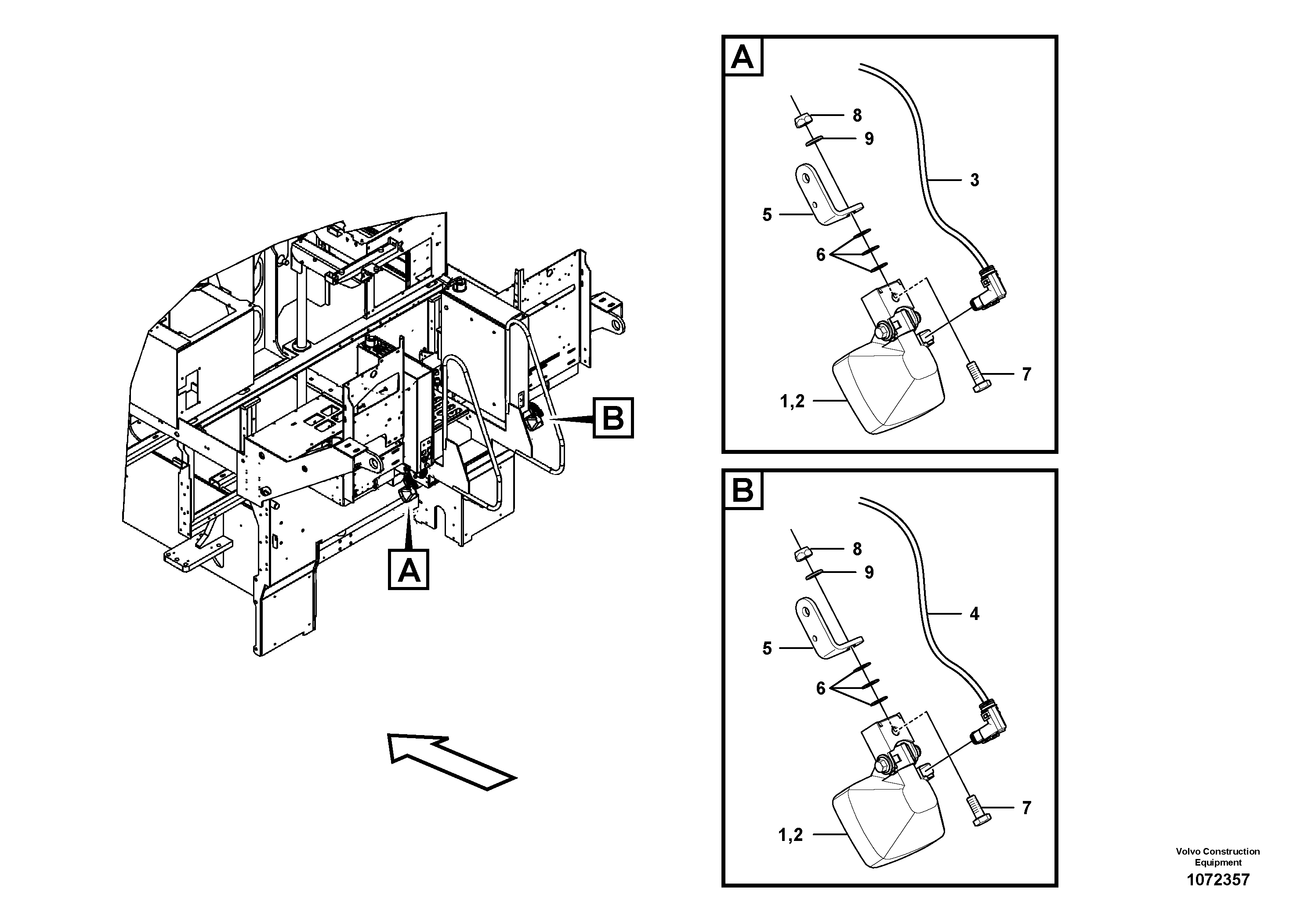 Radio Support VOE12802663 VOLVO
