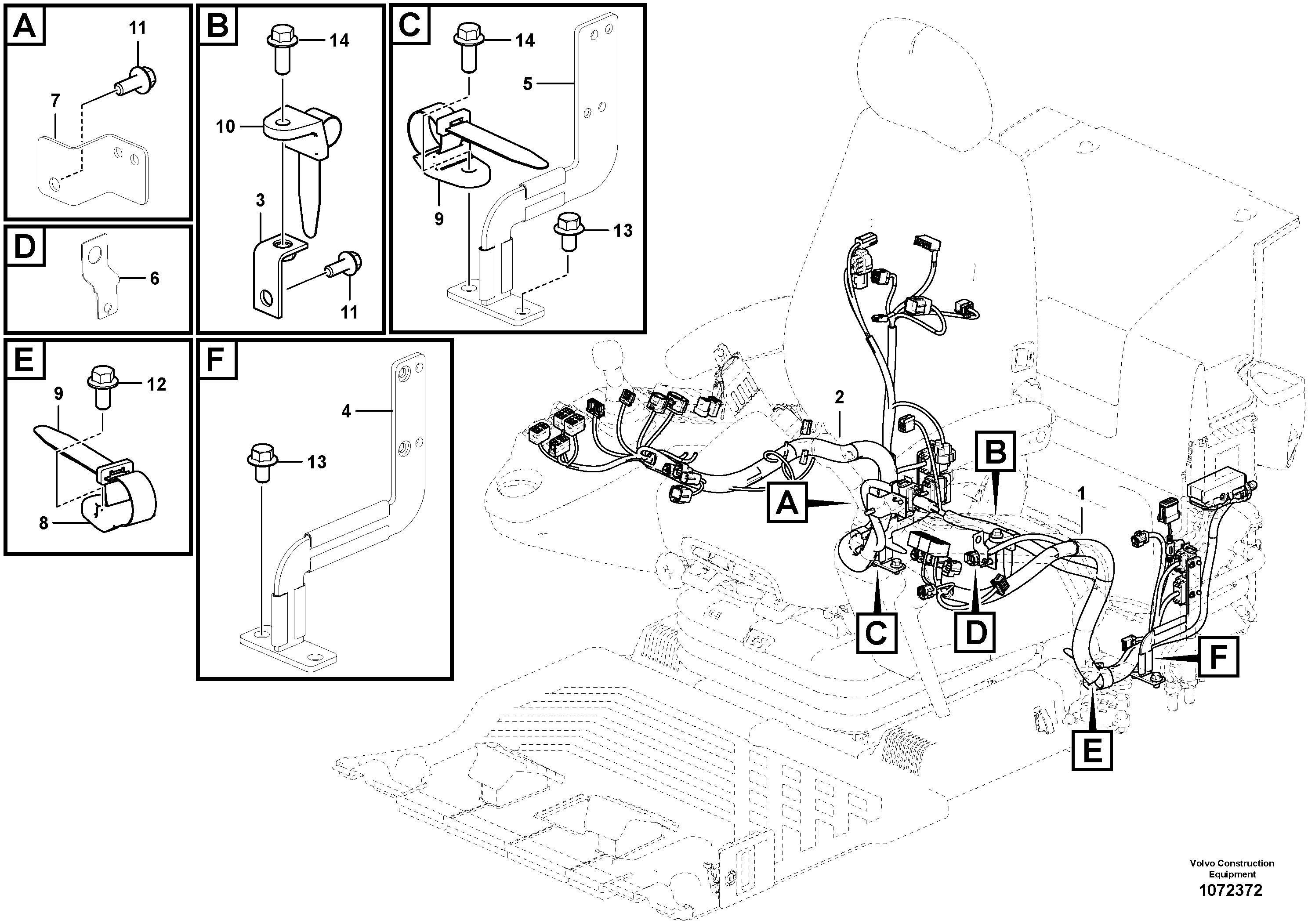 Support Leg RM/VOE14670590 VOLVO