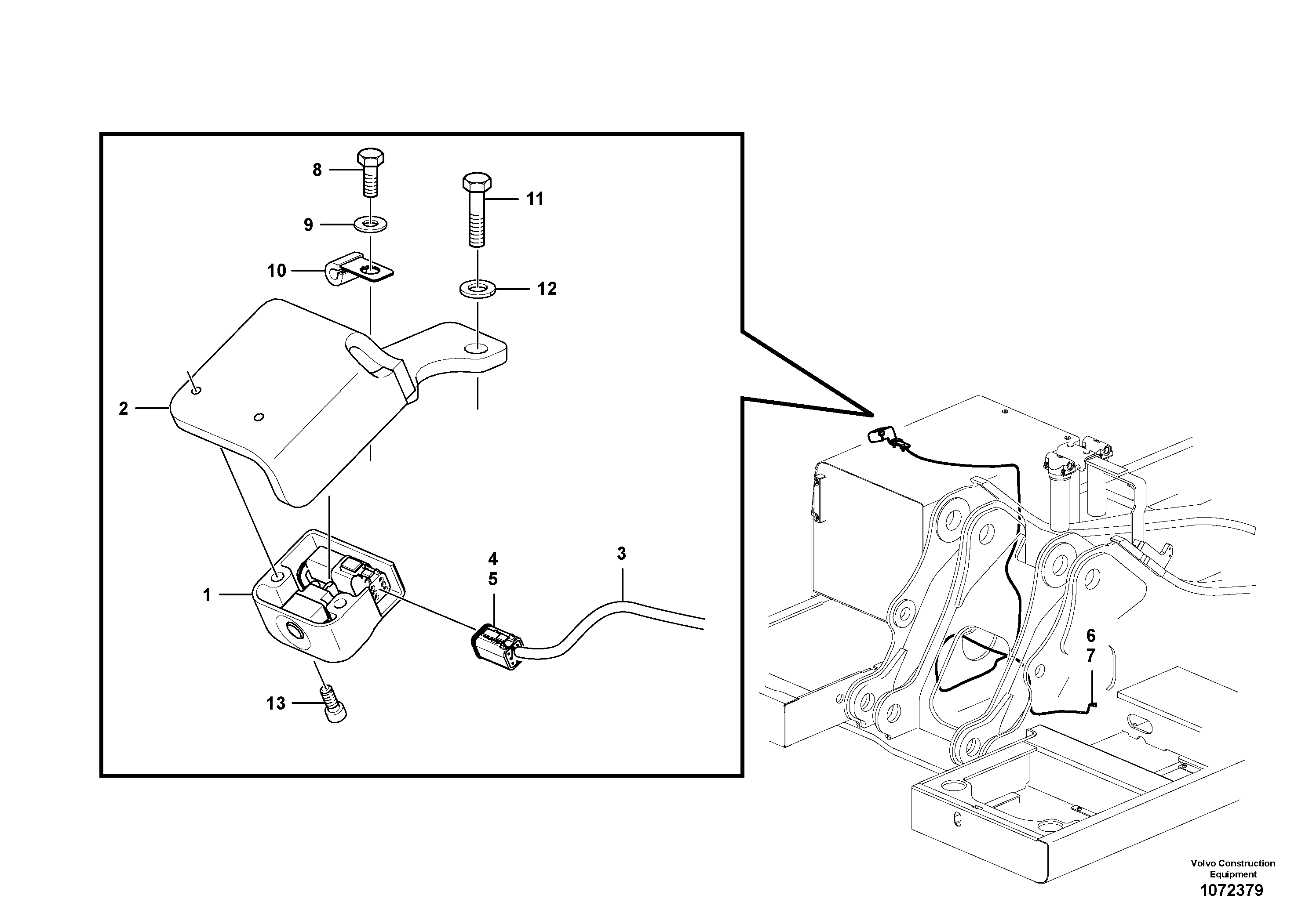 Seat frame VOE14735276 VOLVO