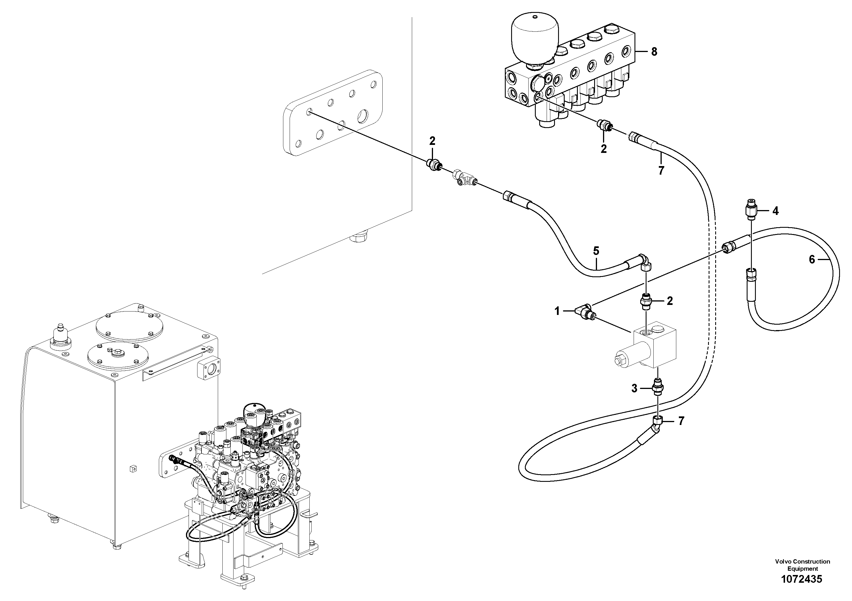 Wall VOE14685080 VOLVO