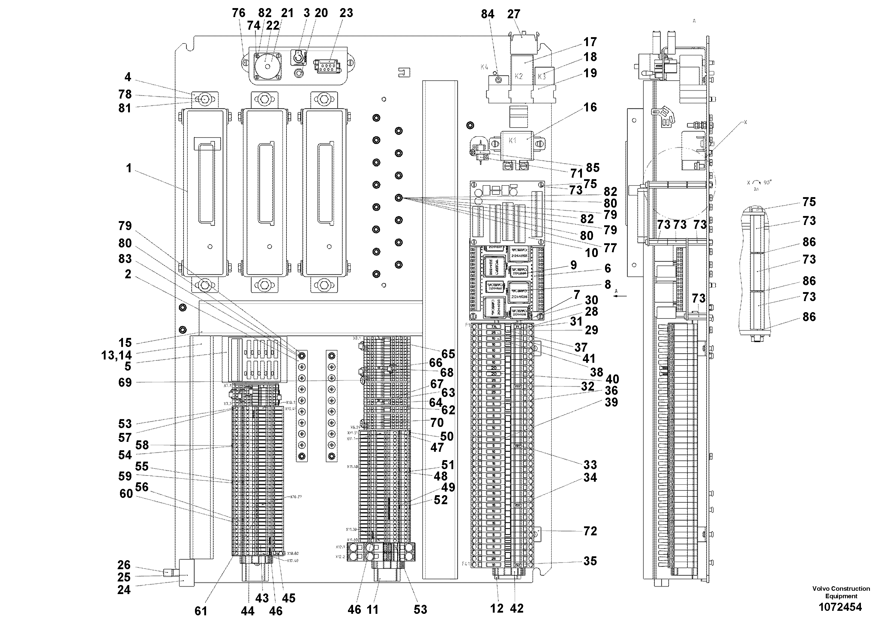 Cable channel RM80615321 VOLVO