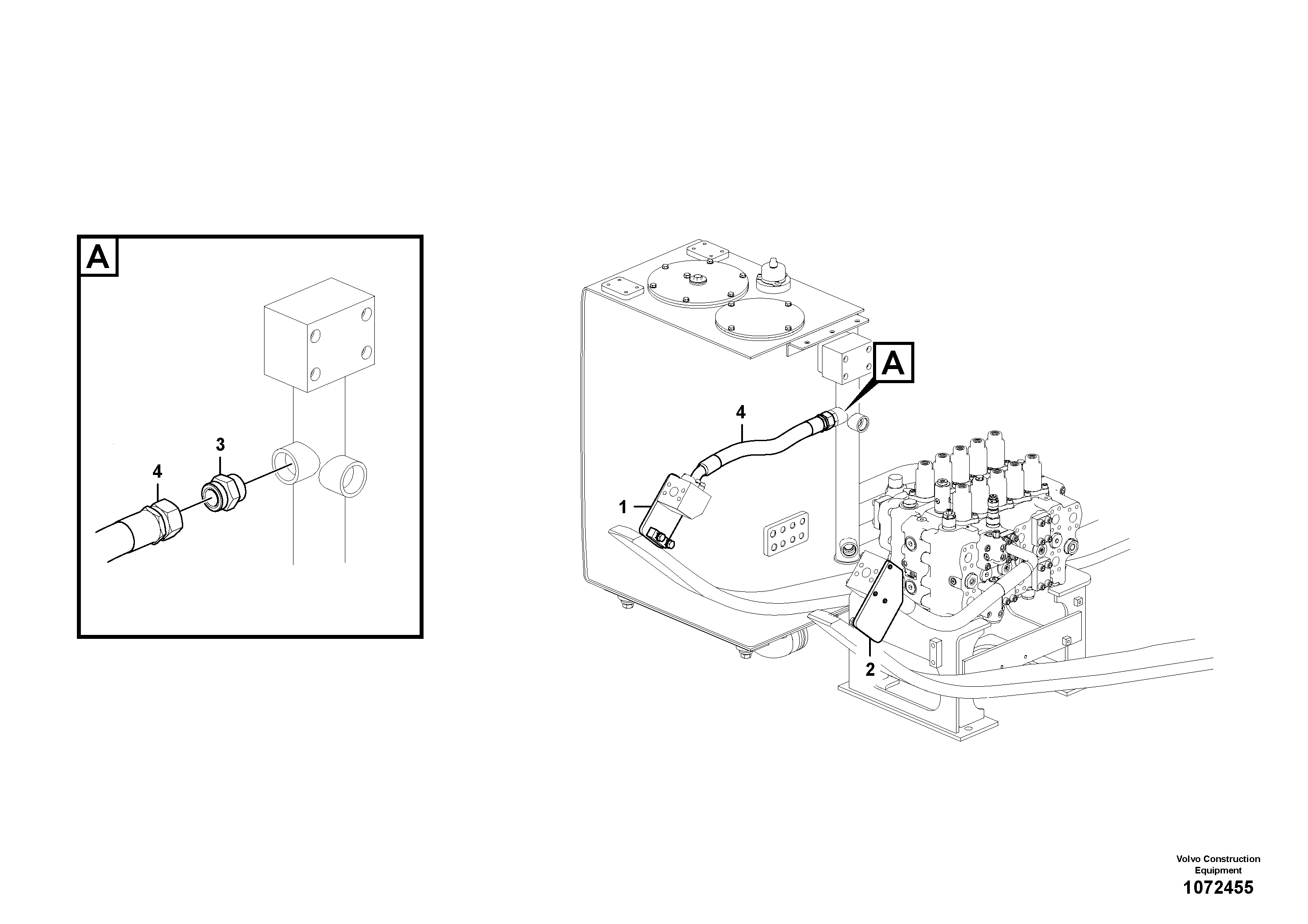Timing gear casing VOE14724016 VOLVO
