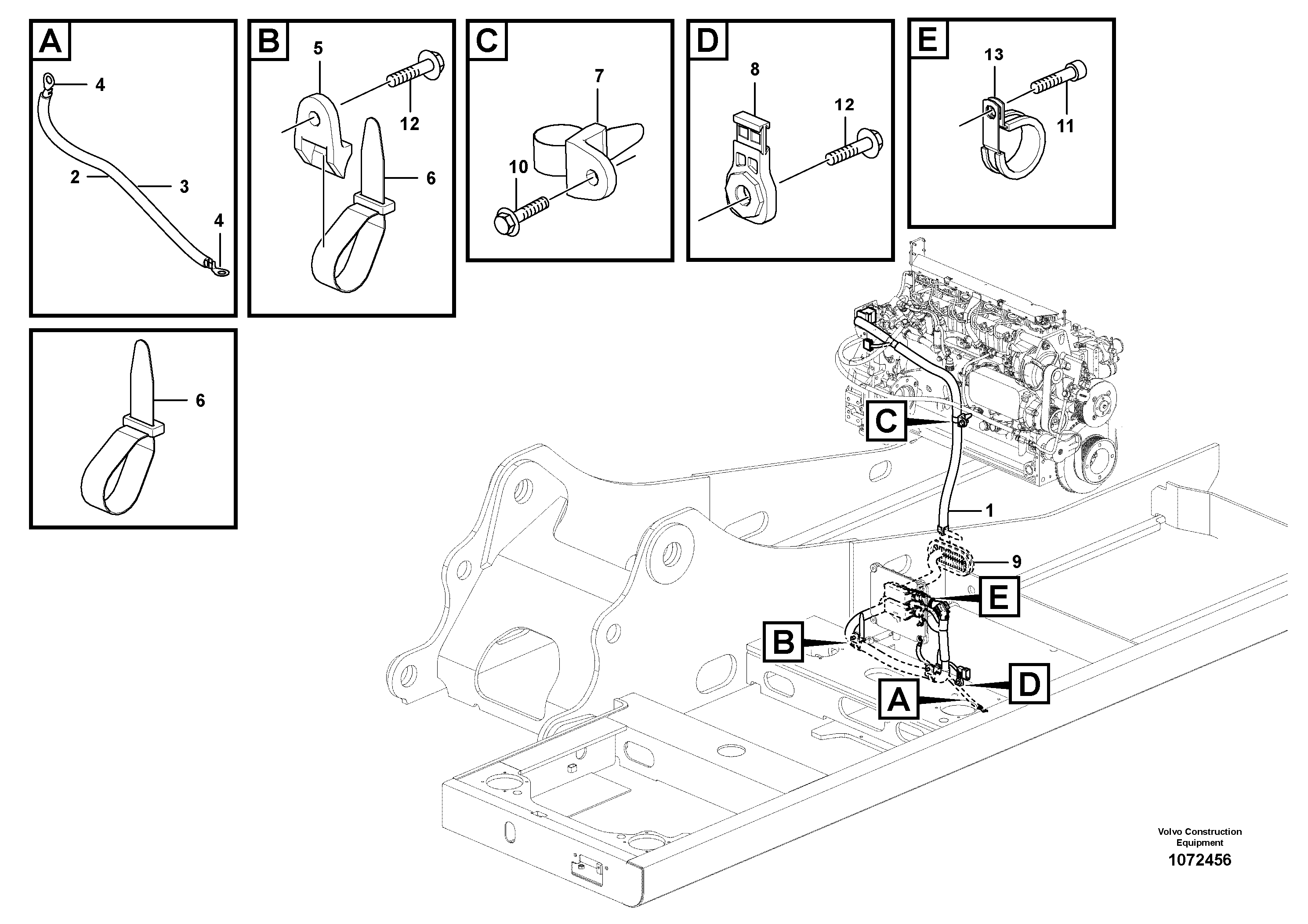 Support Leg VOE14649154 VOLVO
