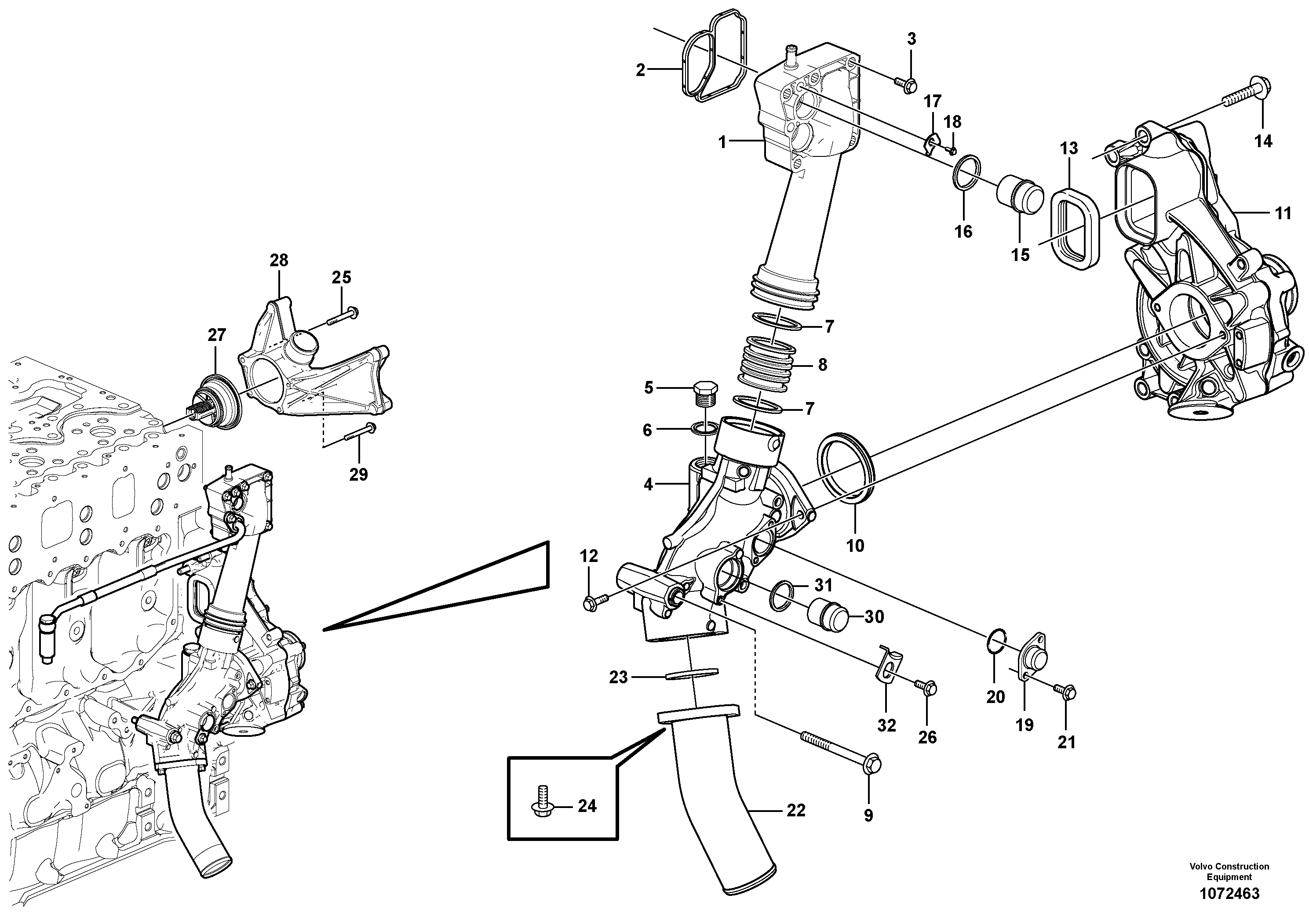Air Pump VOE22050623 VOLVO