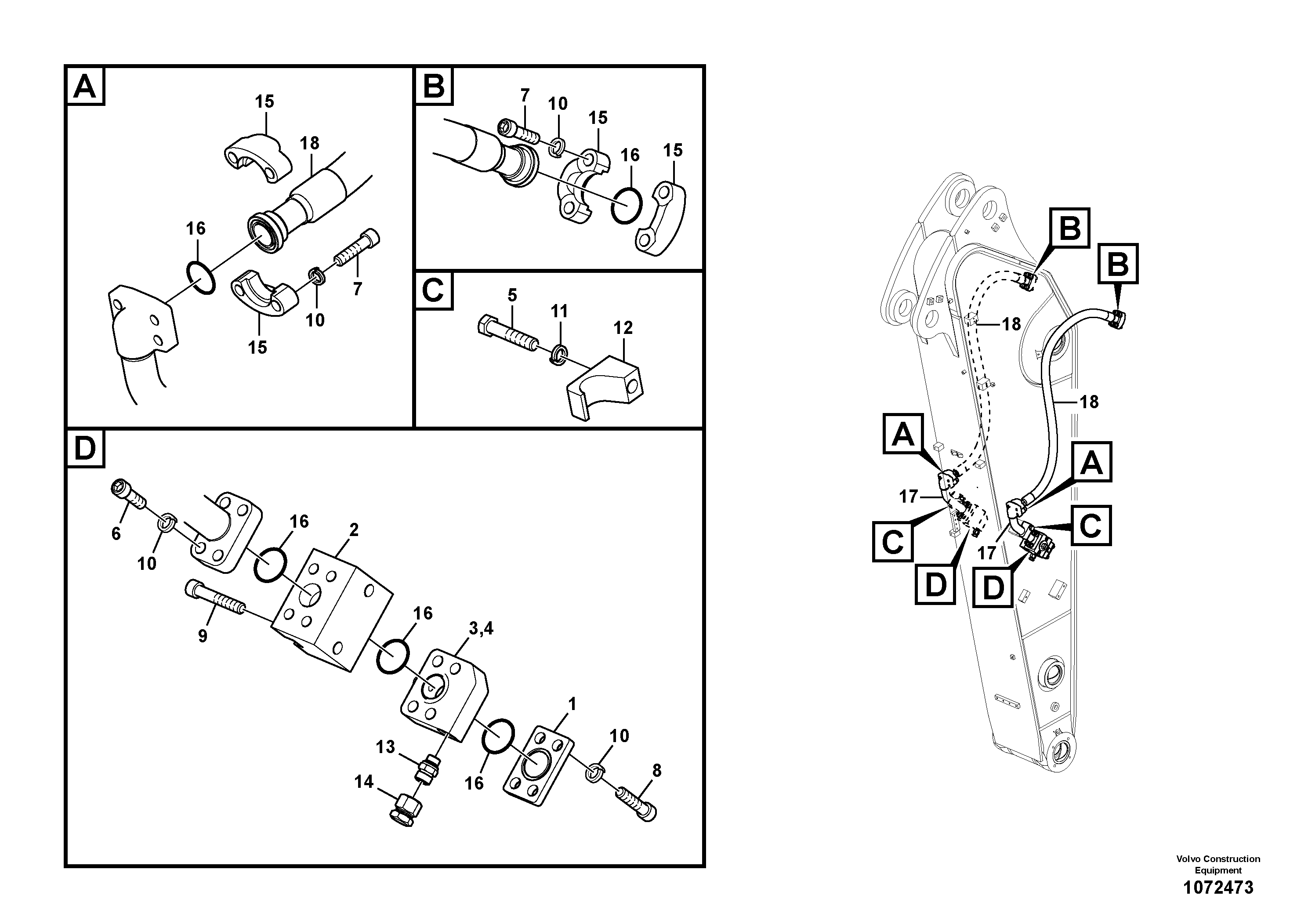 Pipe RM/VOE14678304 VOLVO