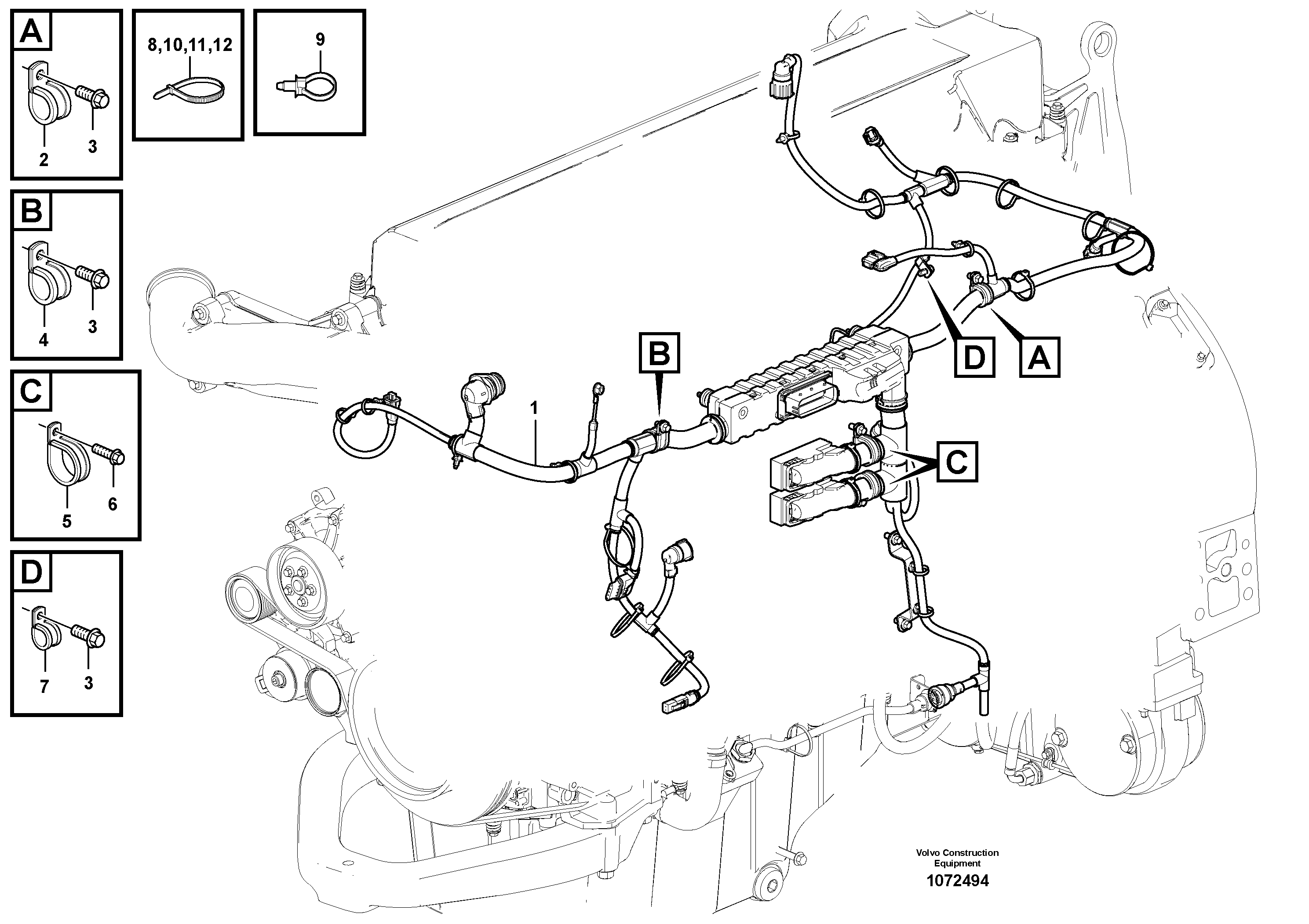 Support Leg VOE17441800 VOLVO