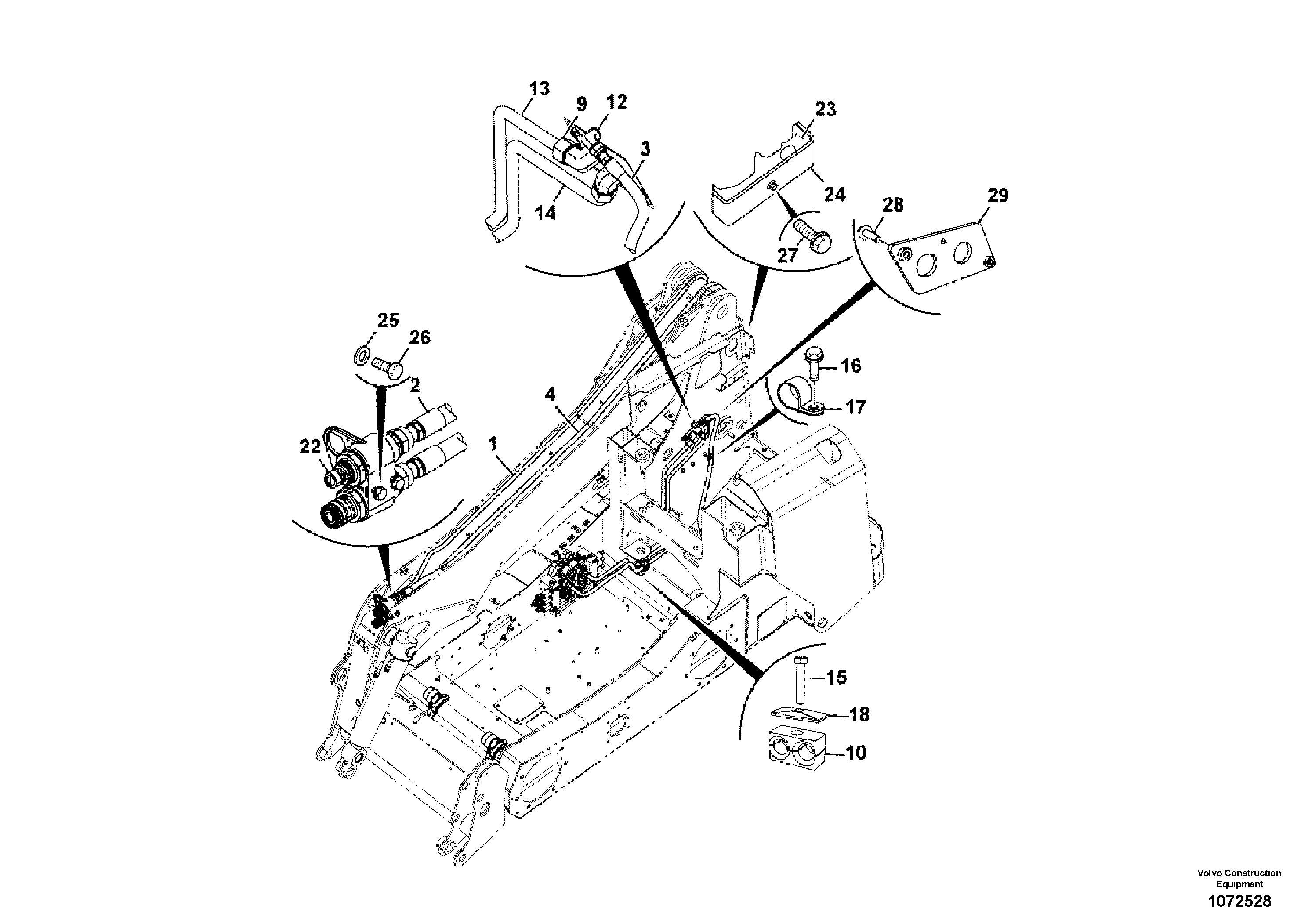 Timing gear casing VOE17229210 VOLVO