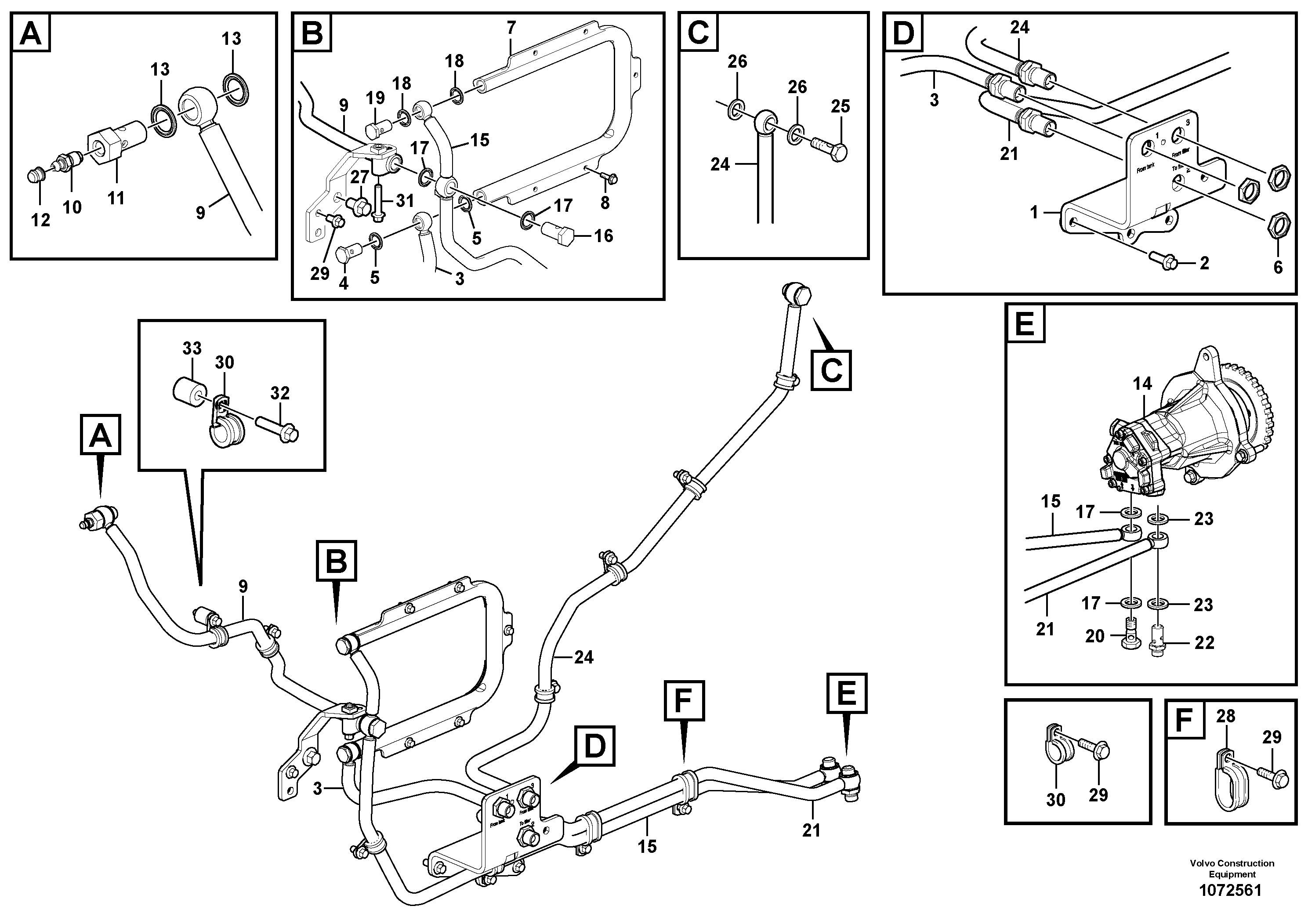 Seat frame VOE17253347 VOLVO
