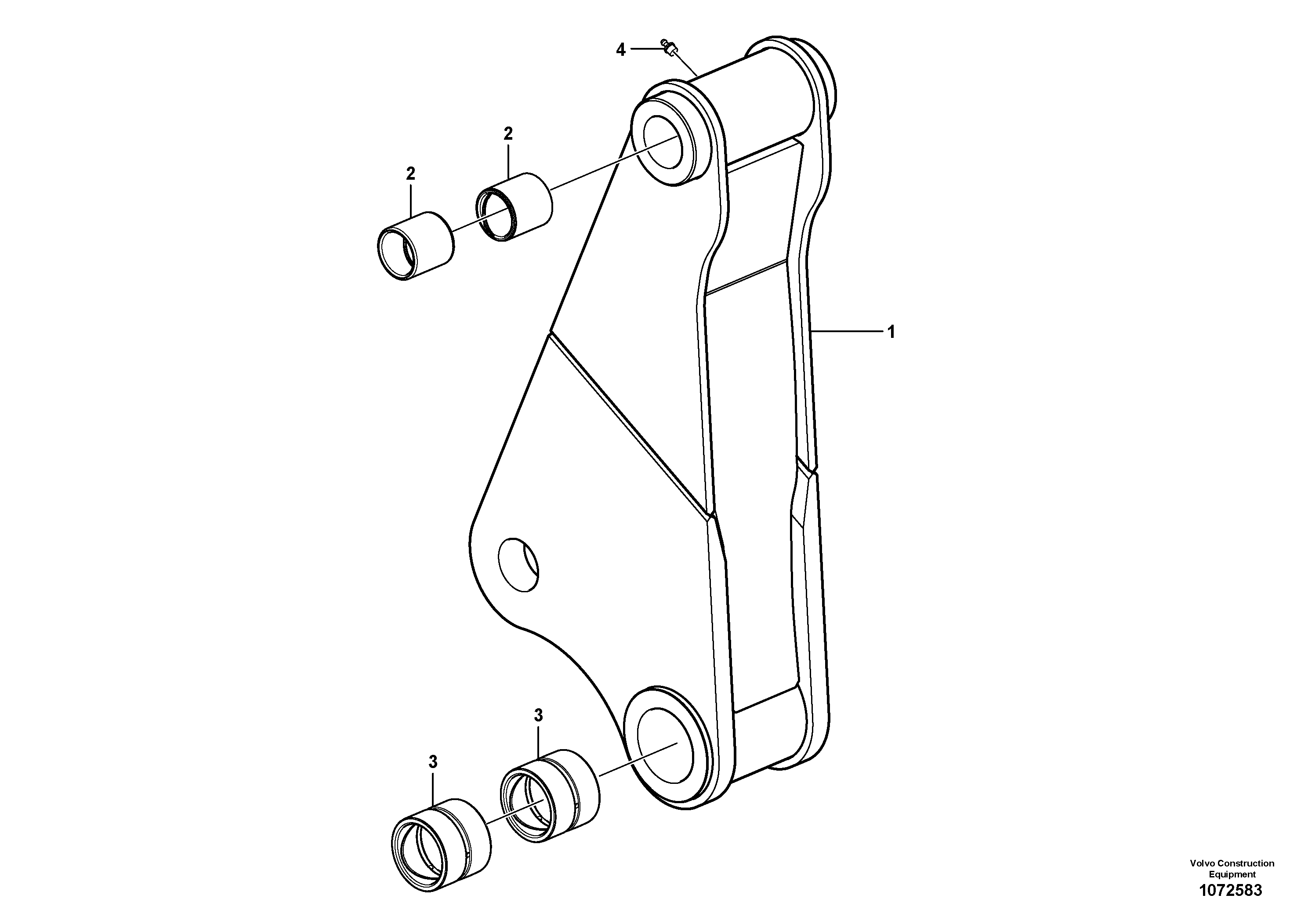 Window pane, clear VOE14389780 VOLVO