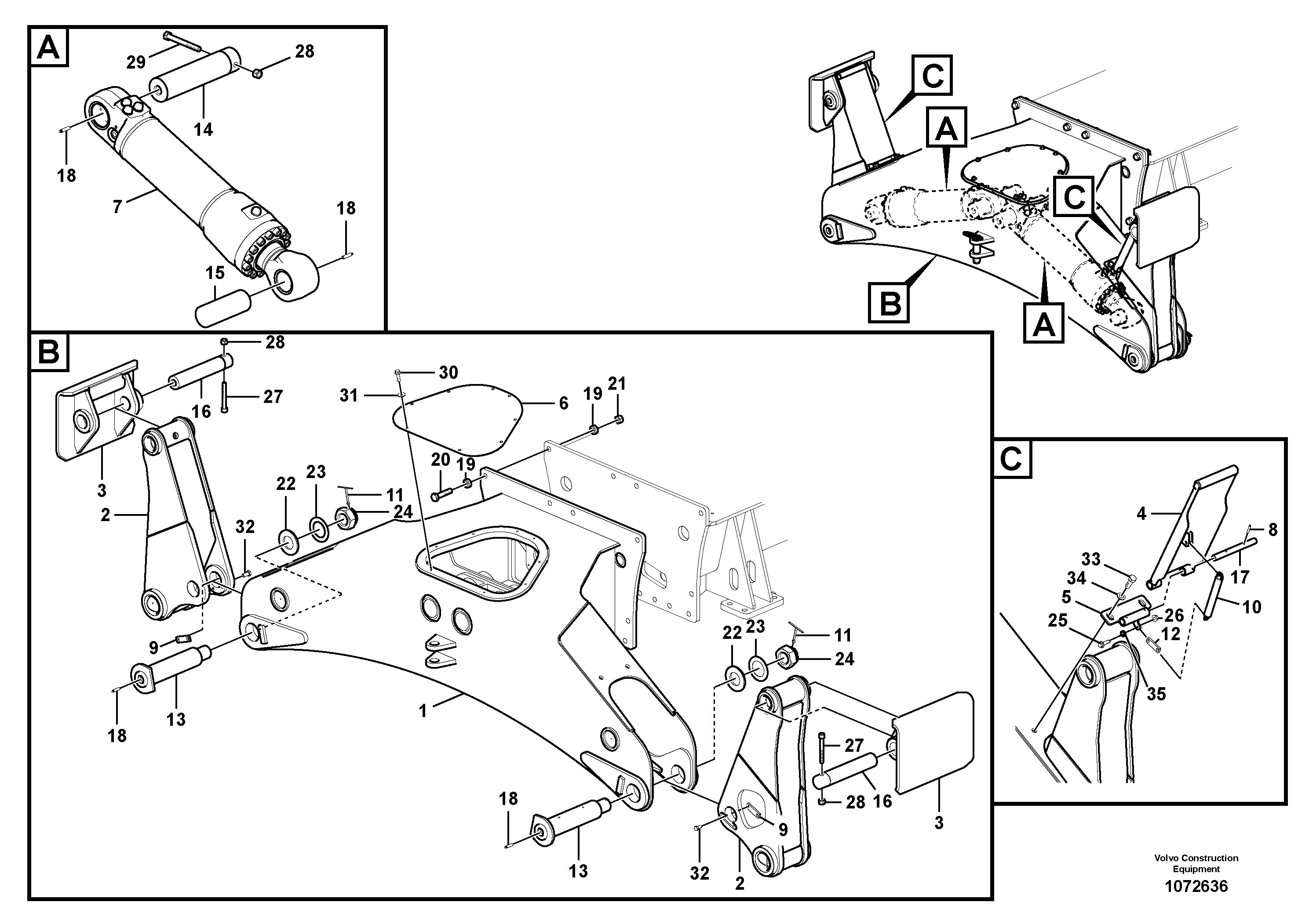 Нагревательное устройство, комплект VOE14666220 VOLVO
