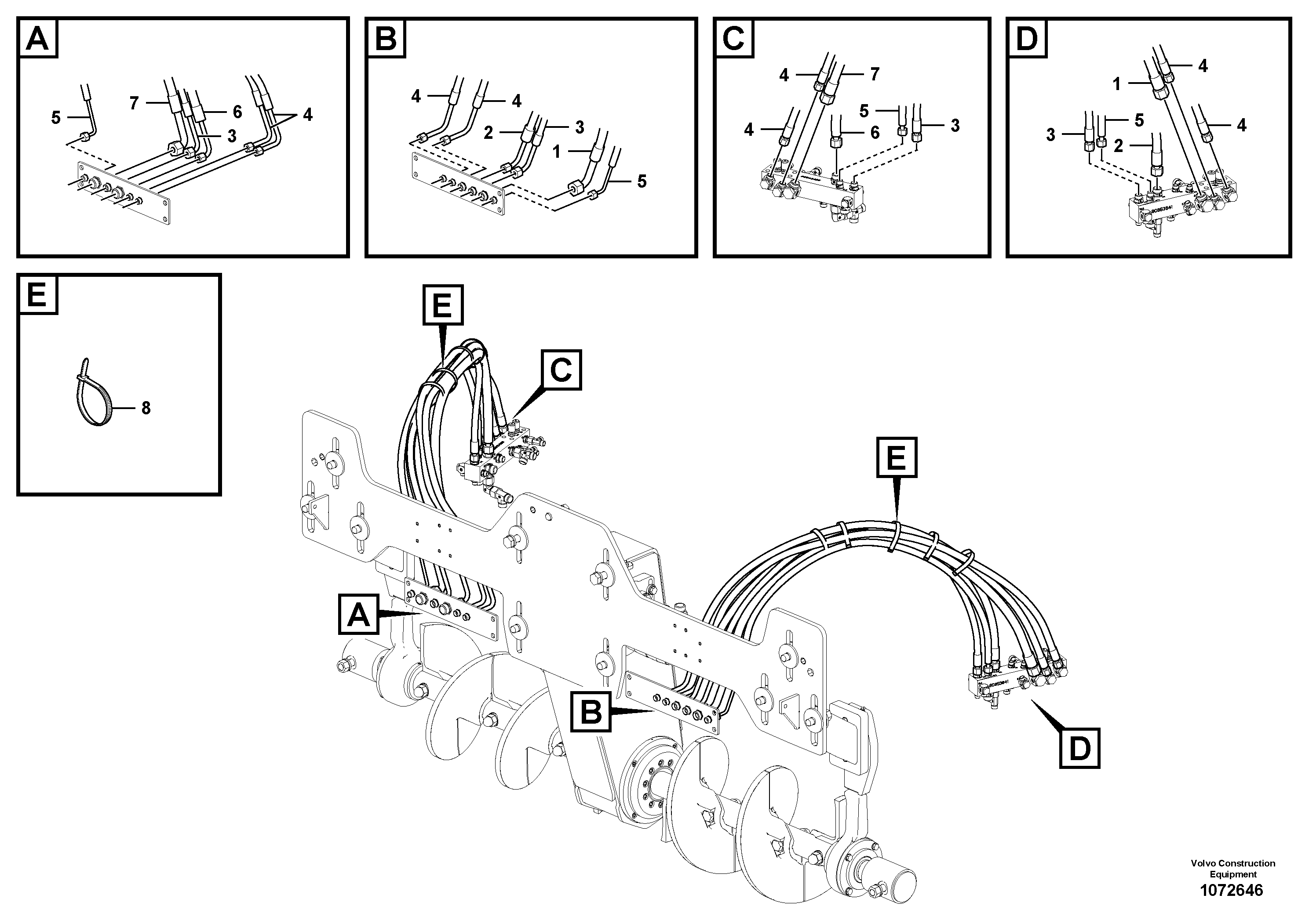 Timing gear casing VOE12829249 VOLVO