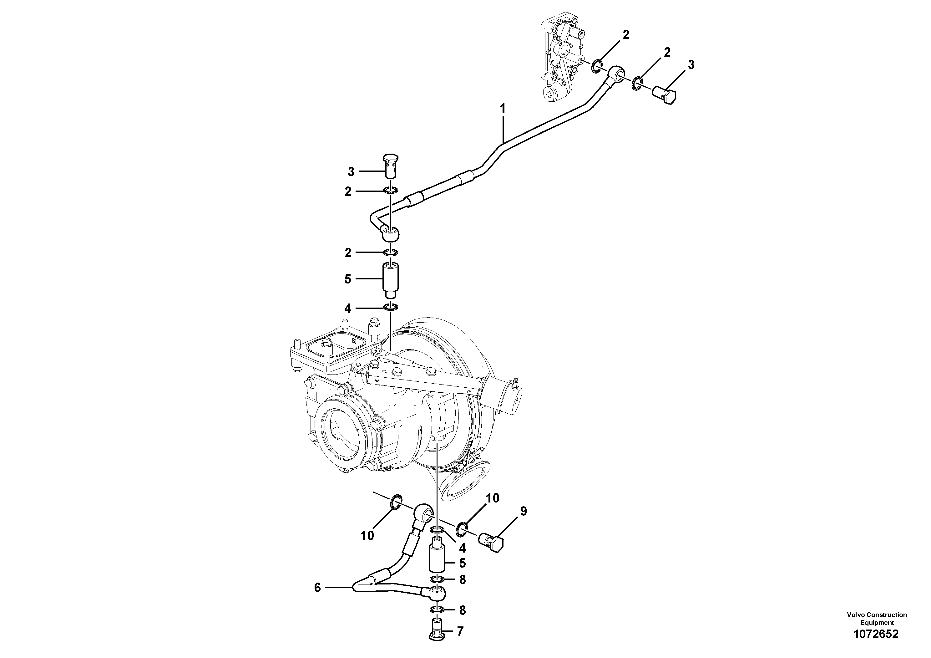Защищенный шланг VOE17454143 VOLVO