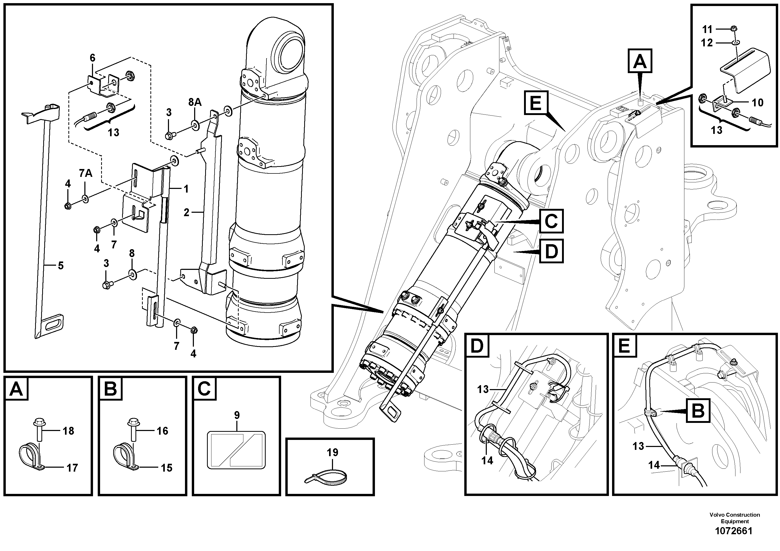 Seat frame VOE16814360 VOLVO
