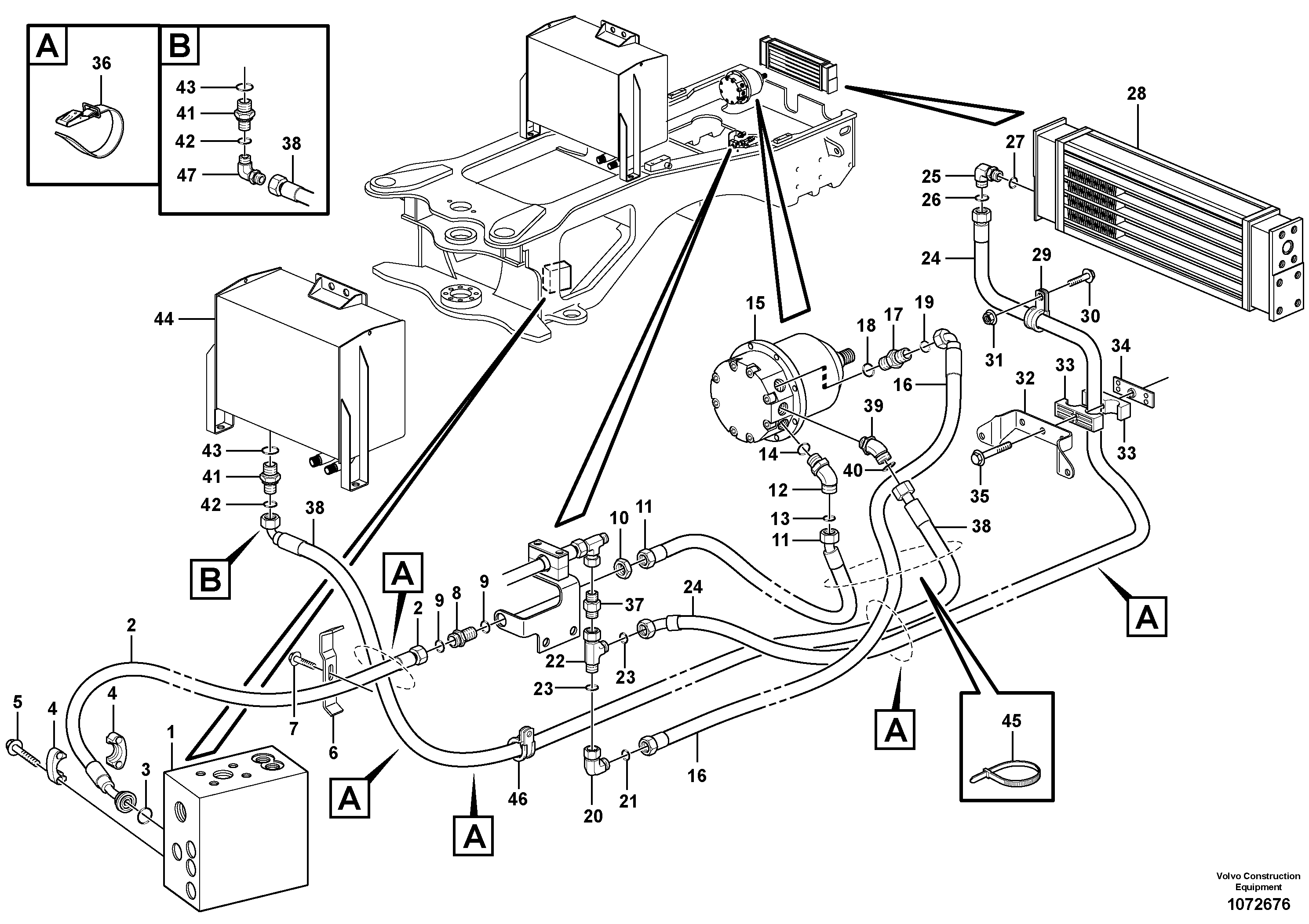 Bracket VOE11411646 VOLVO