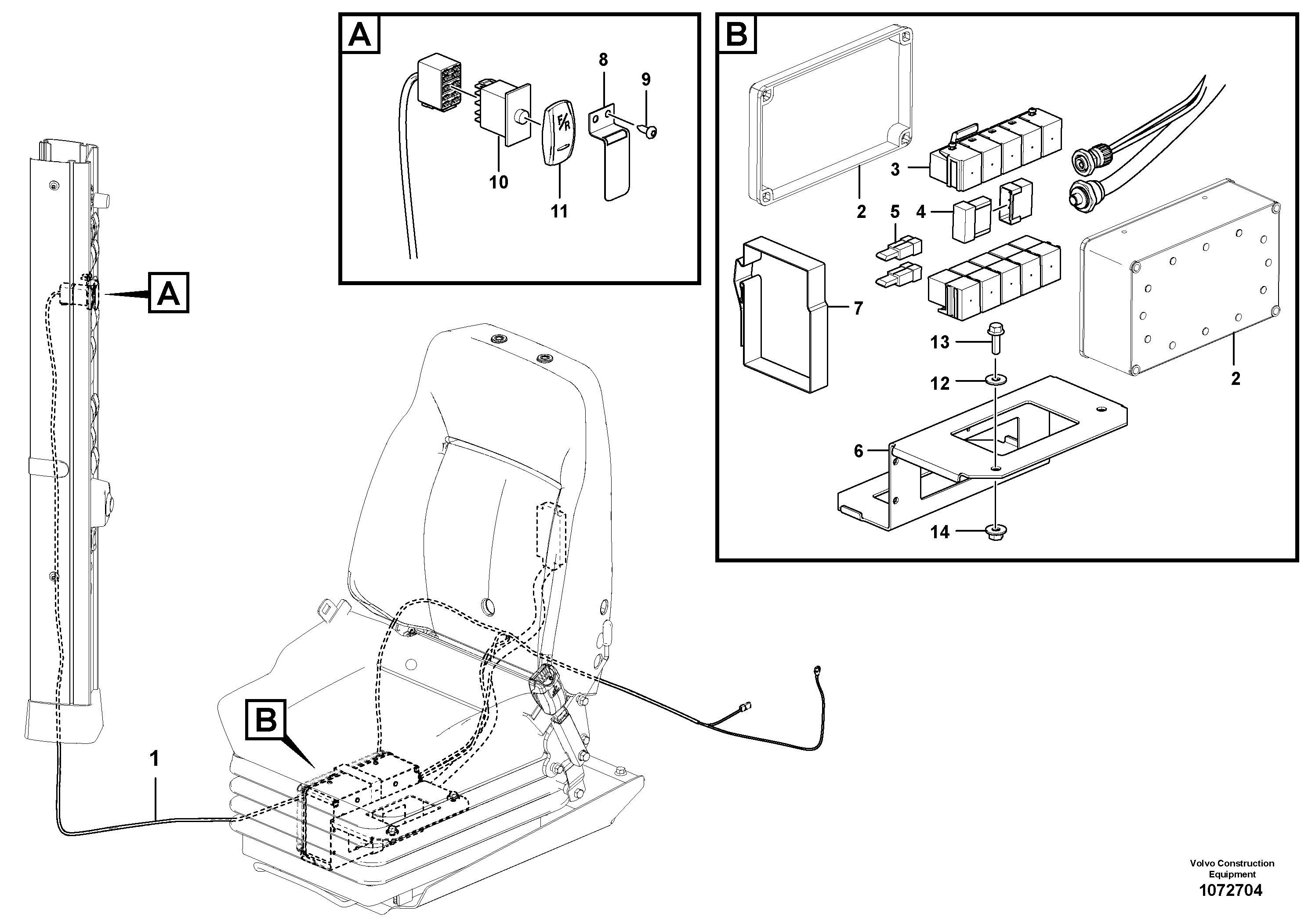 Fuel lvl sensor VOE16249554 VOLVO