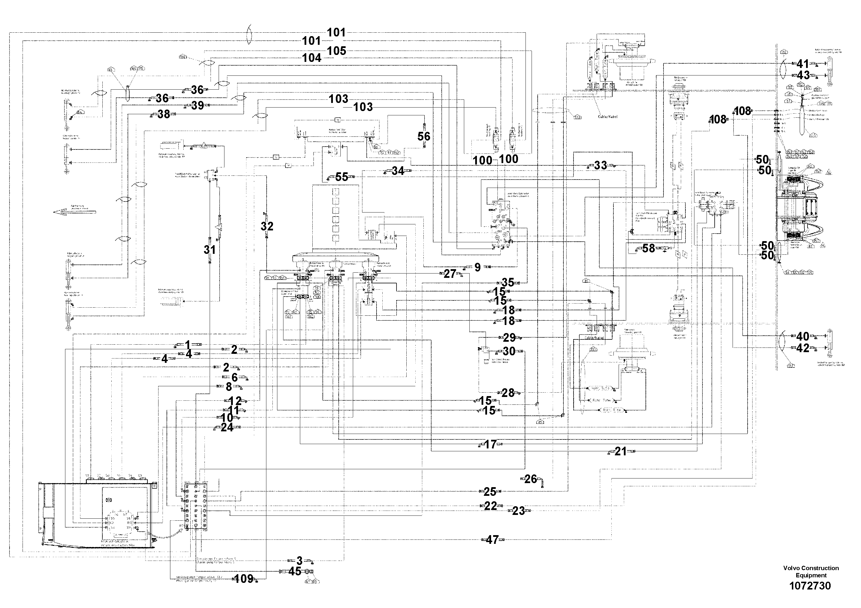 Timing gear casing VOE12802876 VOLVO