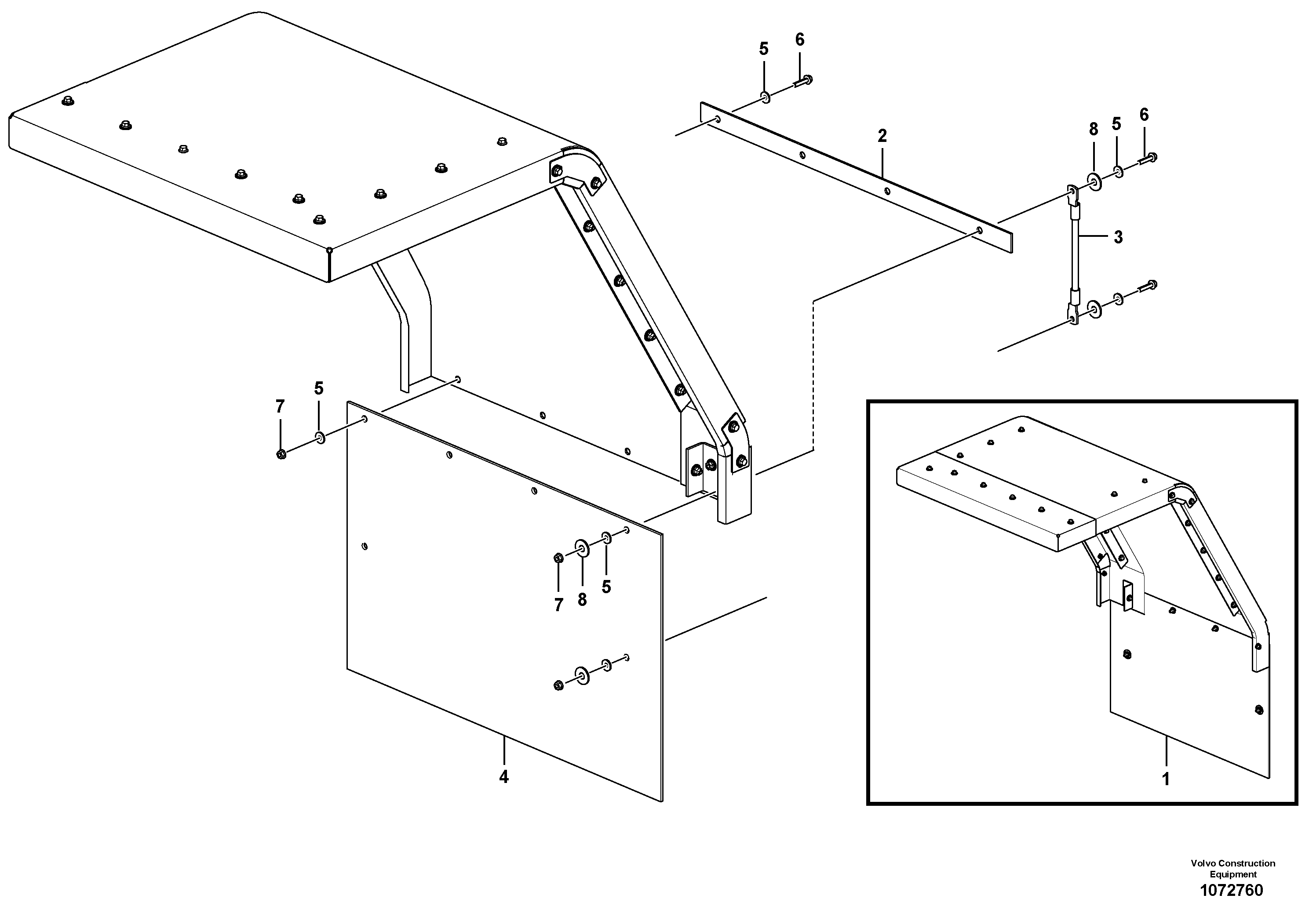 Radio Support VOE4939726 VOLVO