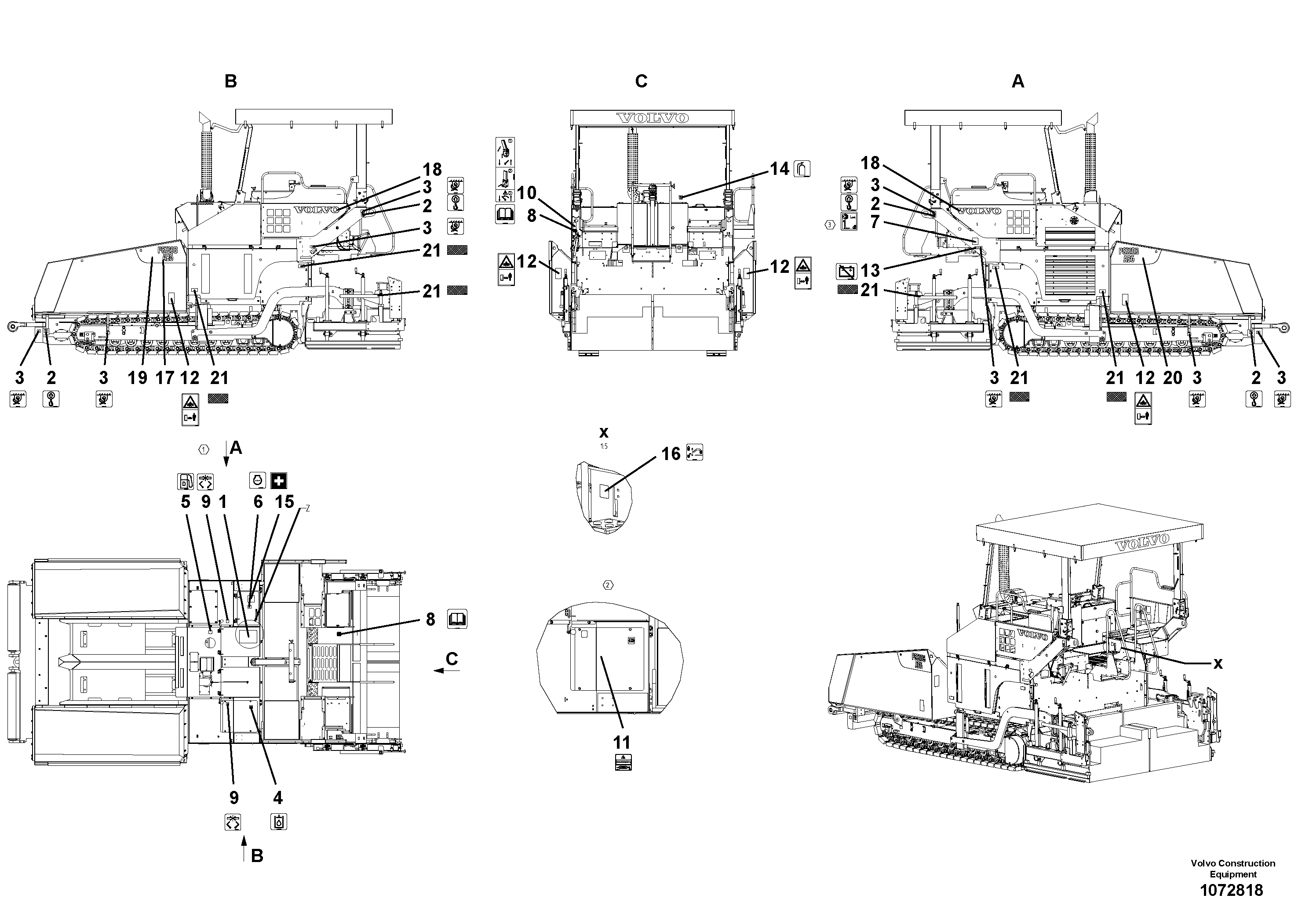 Cylinder Block VOE12796643 VOLVO