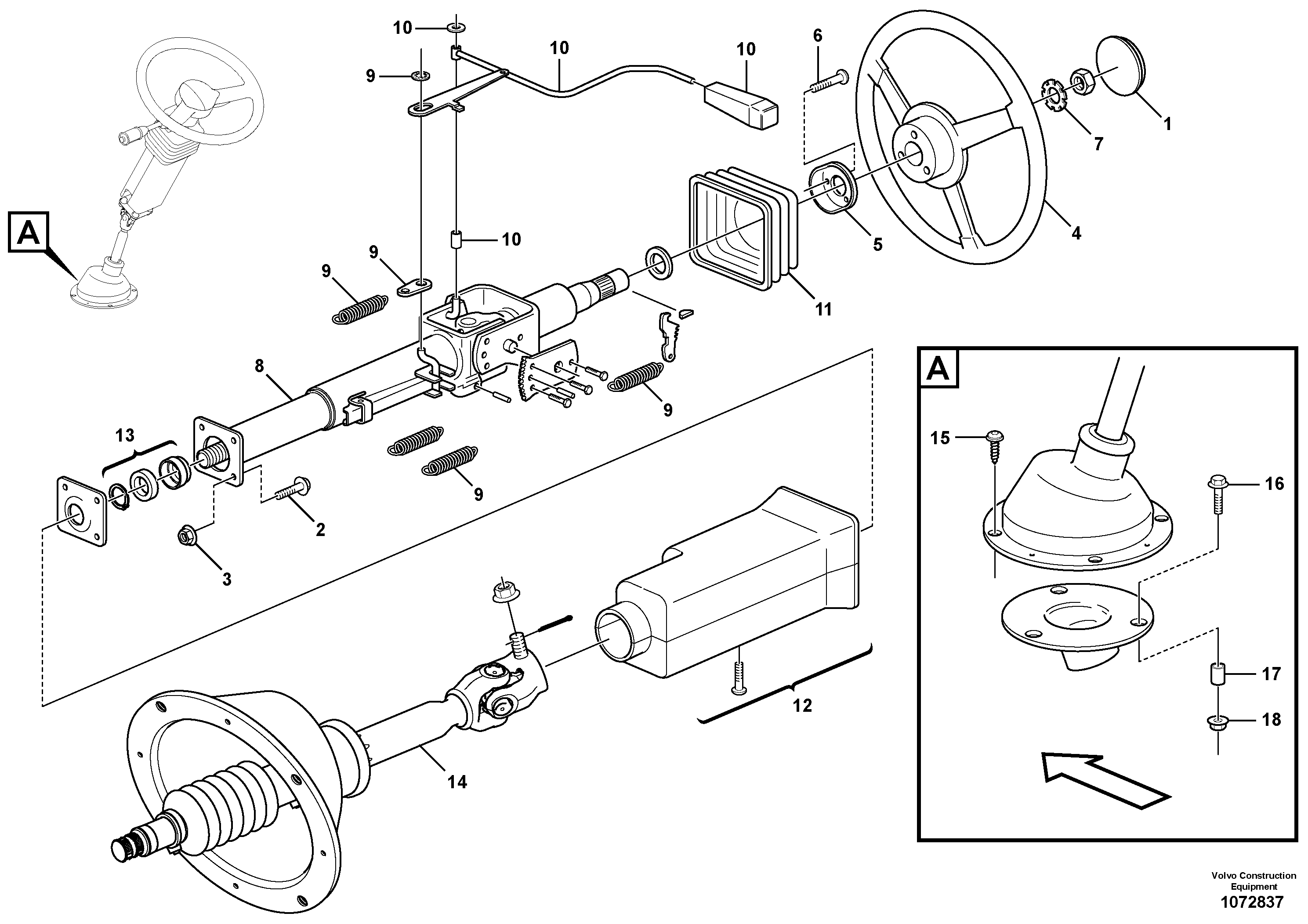 Starter motor - VOE17245257 VOLVO
