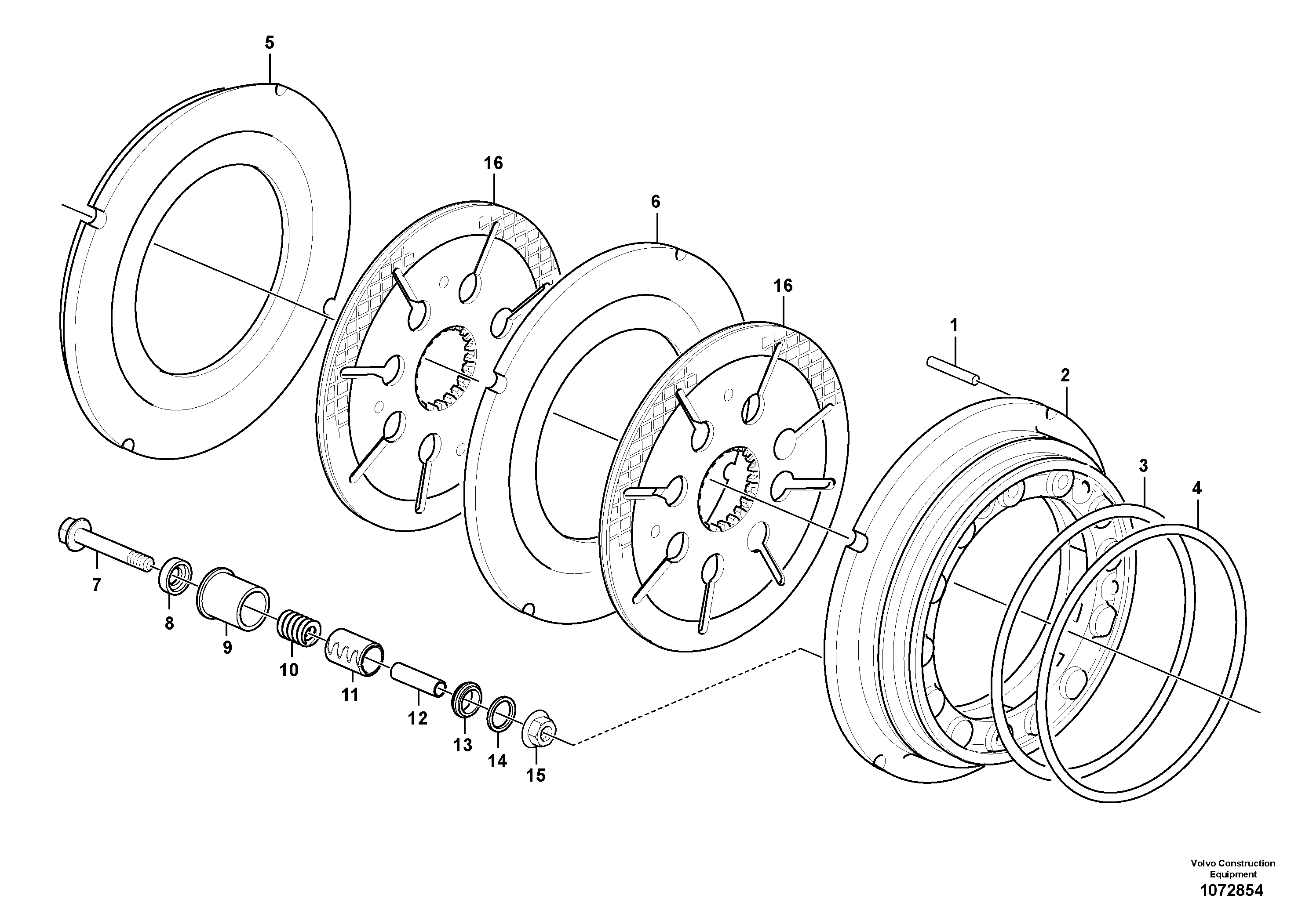 Bucket 0,8 Cu M VOE11102181 VOLVO