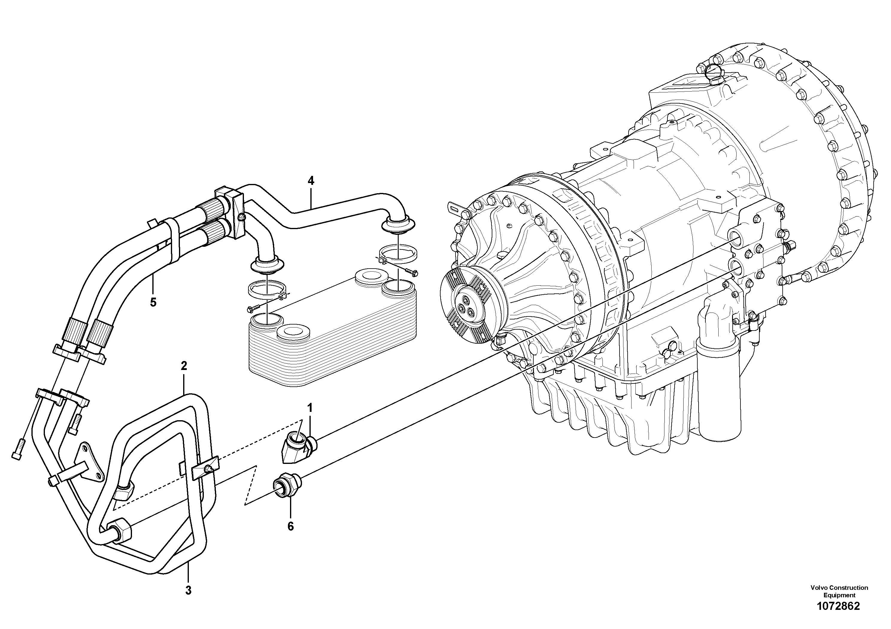 Water pump ger VOE996826 VOLVO