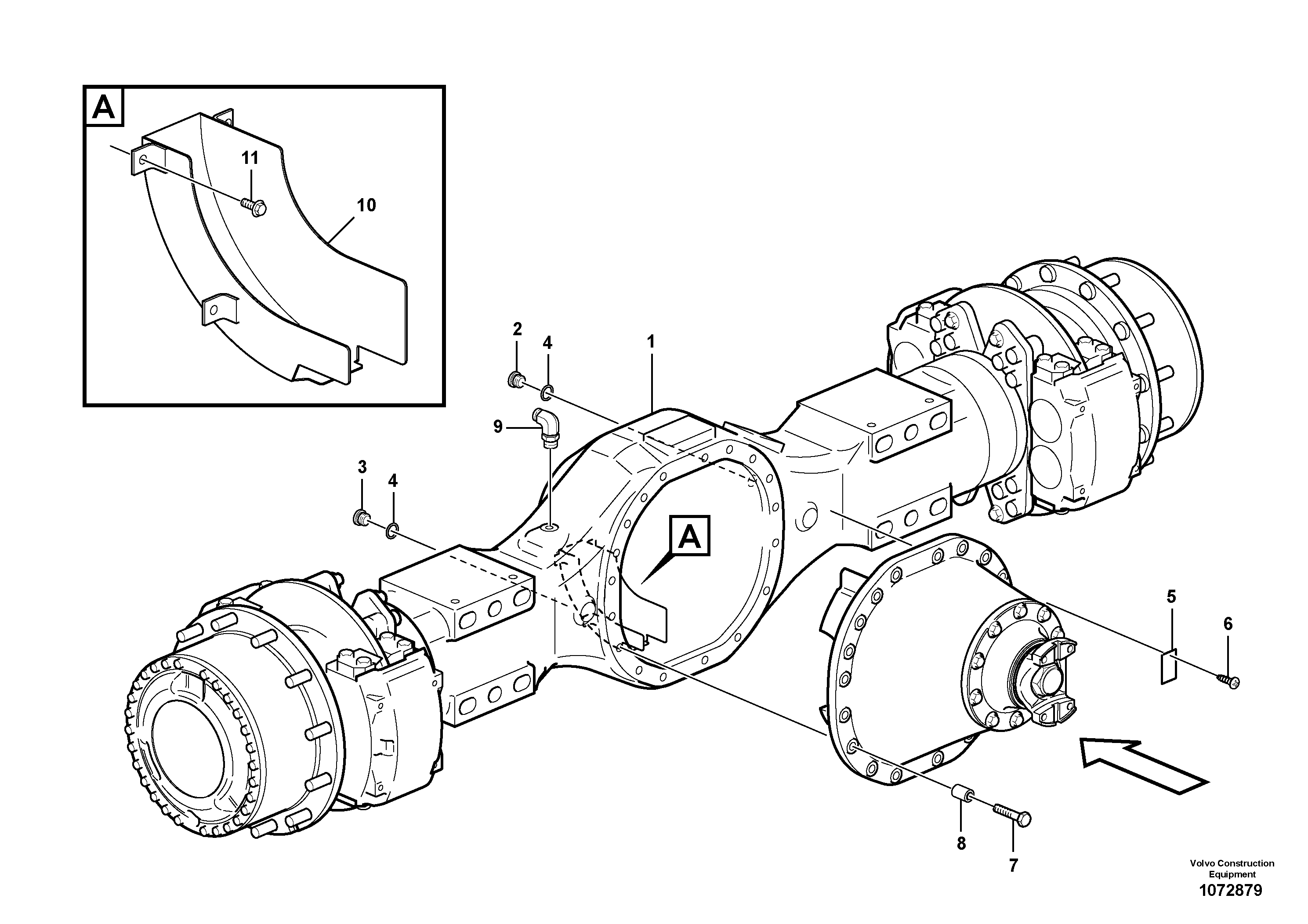 Bearing Housing VOE17217131 VOLVO