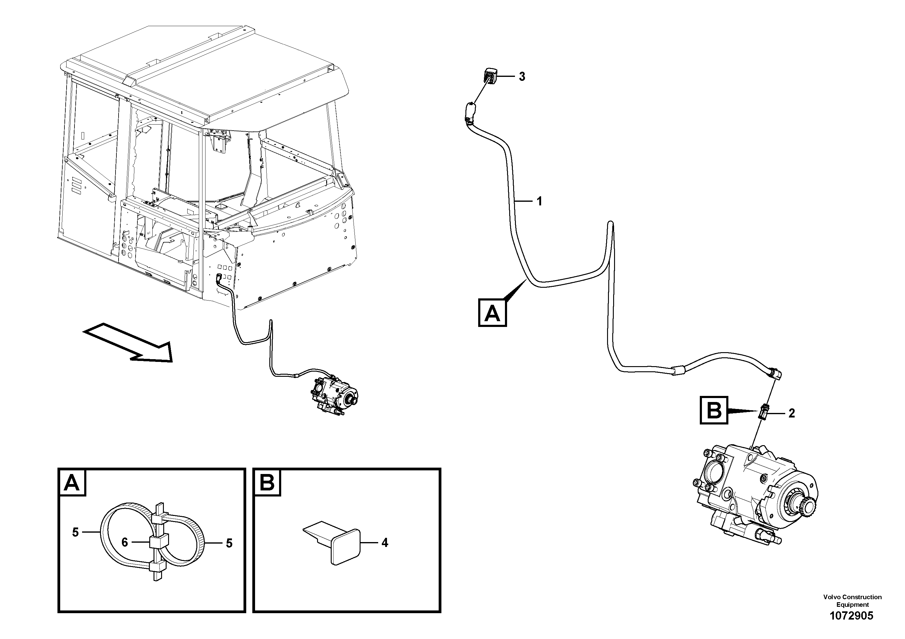Cable harness VOE17252402 VOLVO