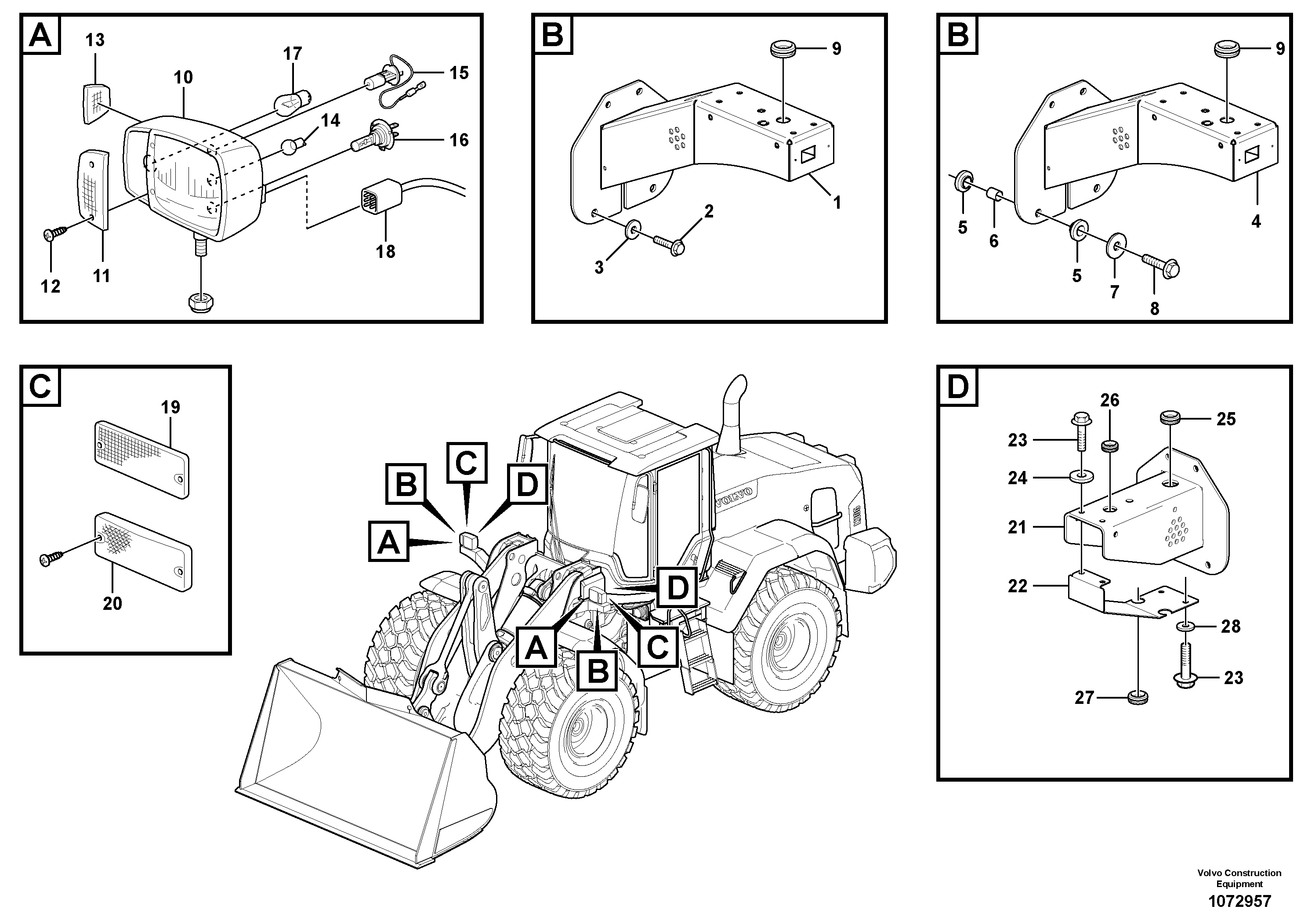 Seat frame VOE15170680 VOLVO