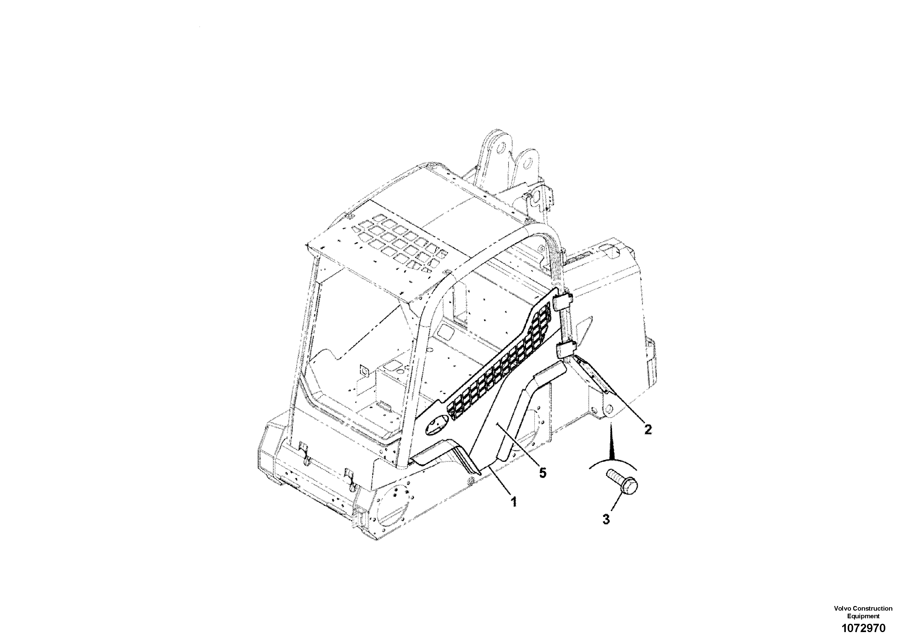 Boom Lower Part VOE17415265 VOLVO