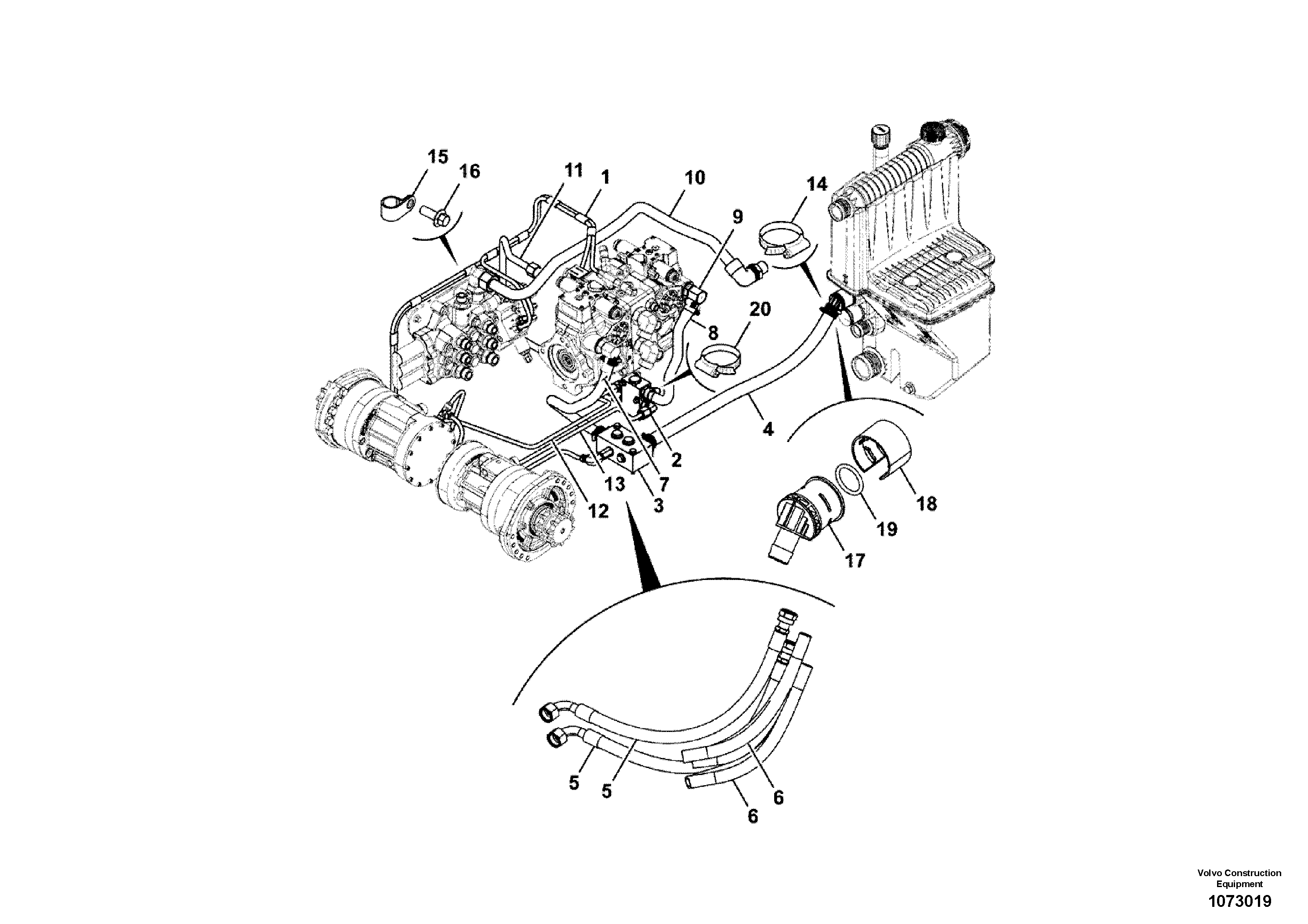 Fuel miser valve VOE17415976 VOLVO