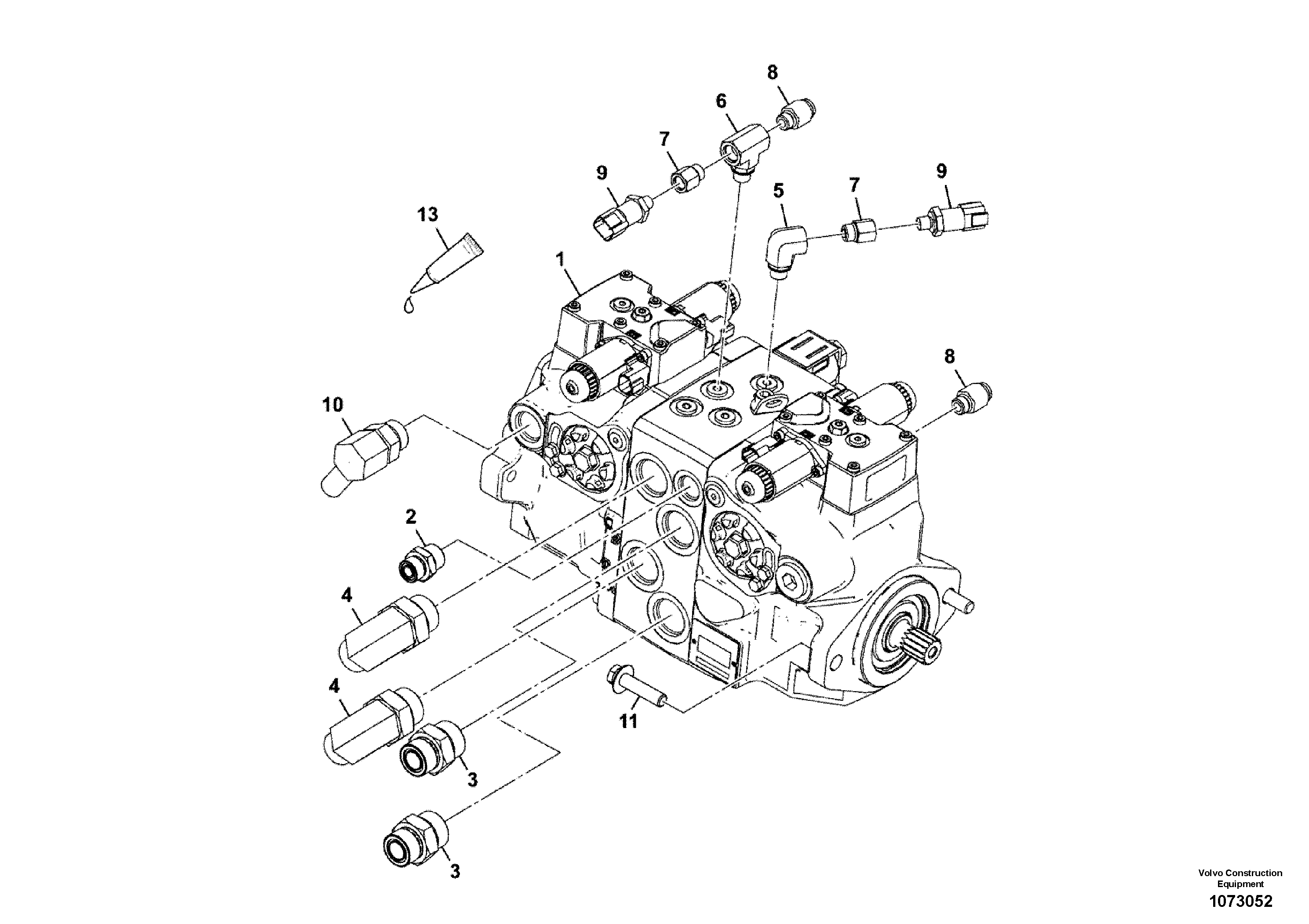 For upper engine part VOE17415931 VOLVO