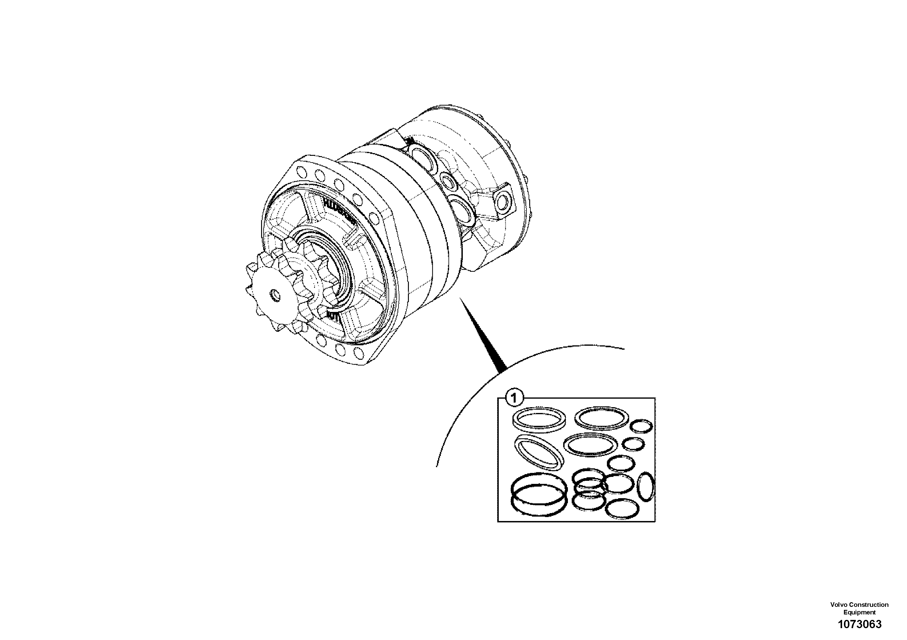 Base Cover VOE17443704 VOLVO