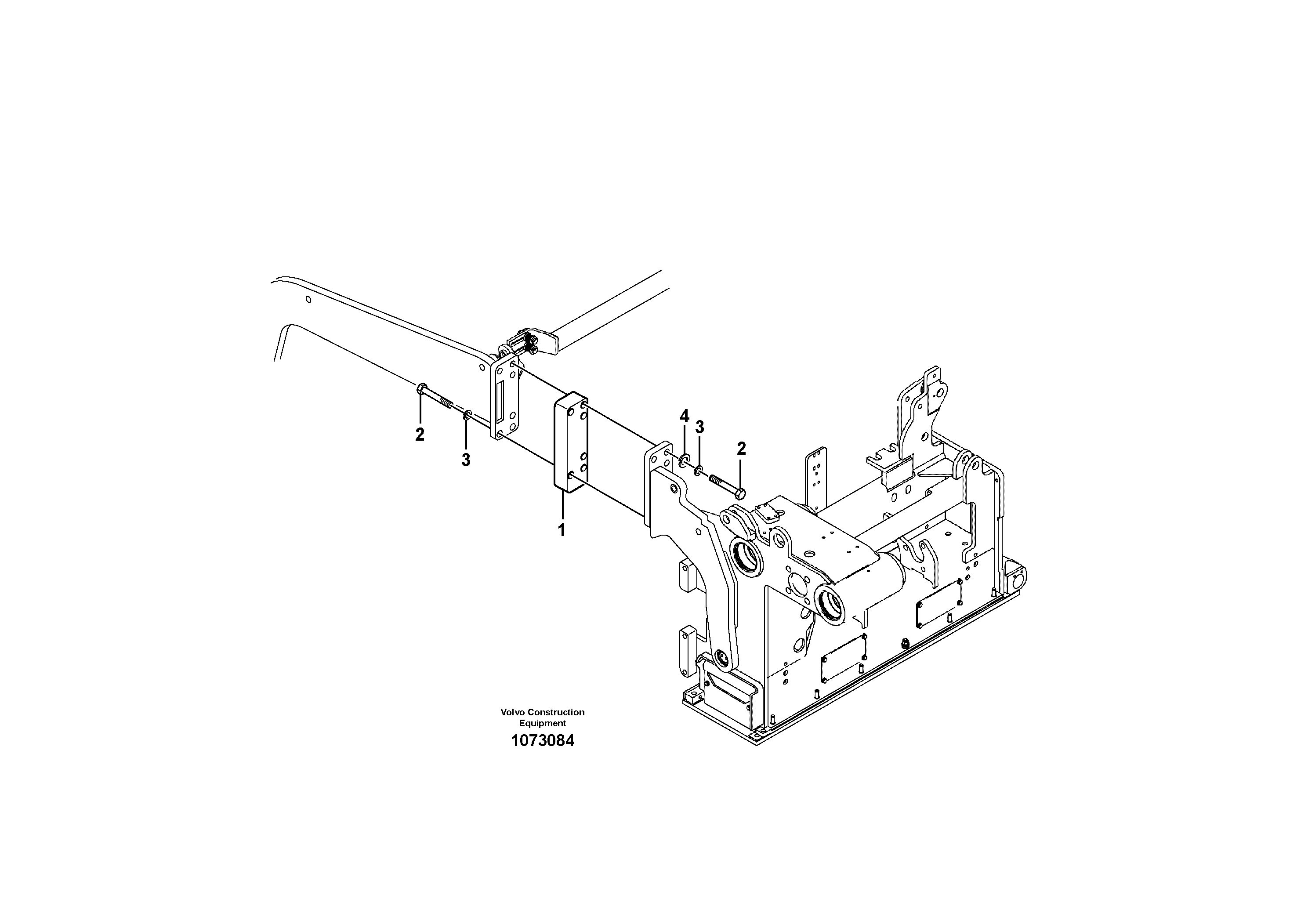 Mounting rail RM96704085 VOLVO
