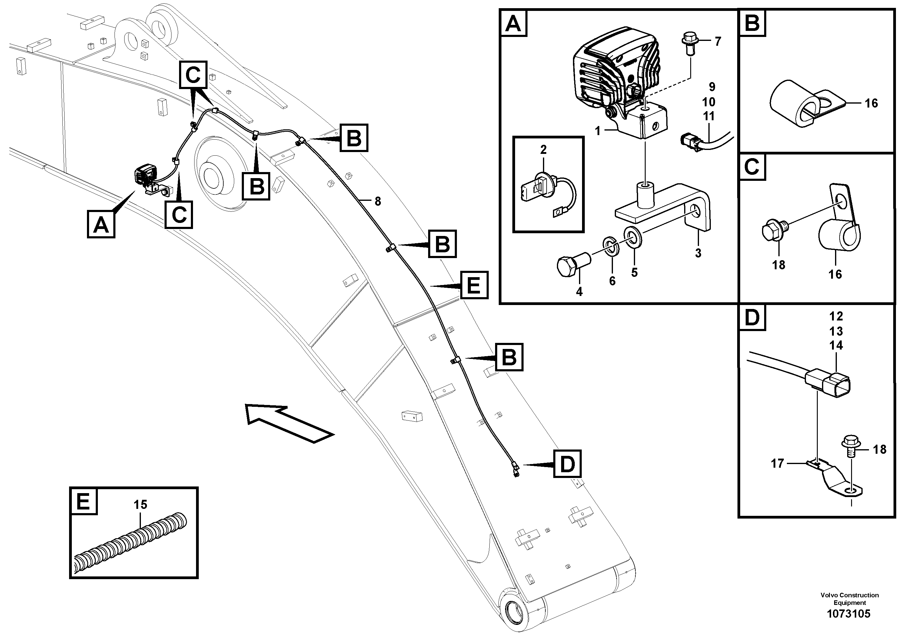 Support Leg RM/VOE14649040 VOLVO
