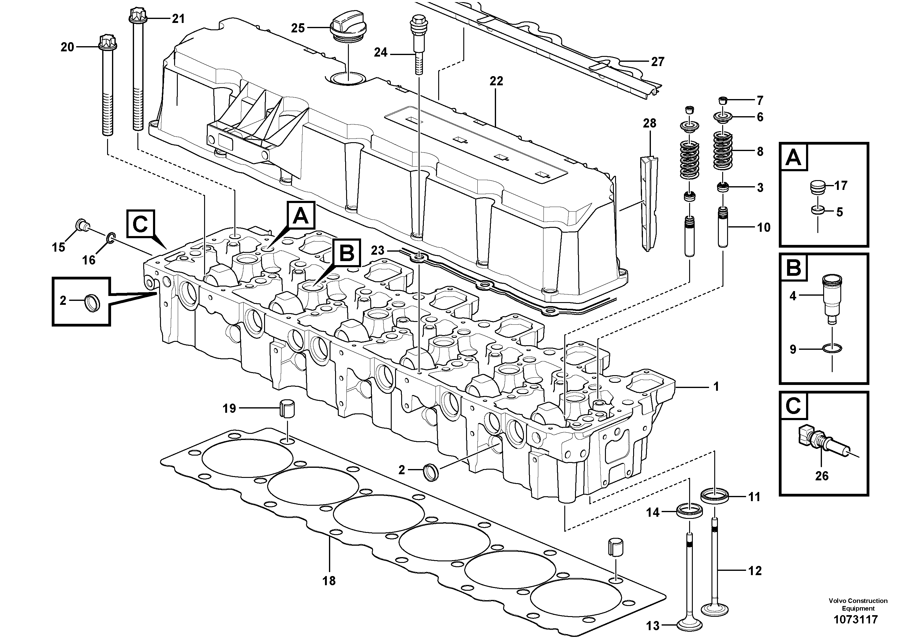 Cprsr Bracket VOE22335386 VOLVO