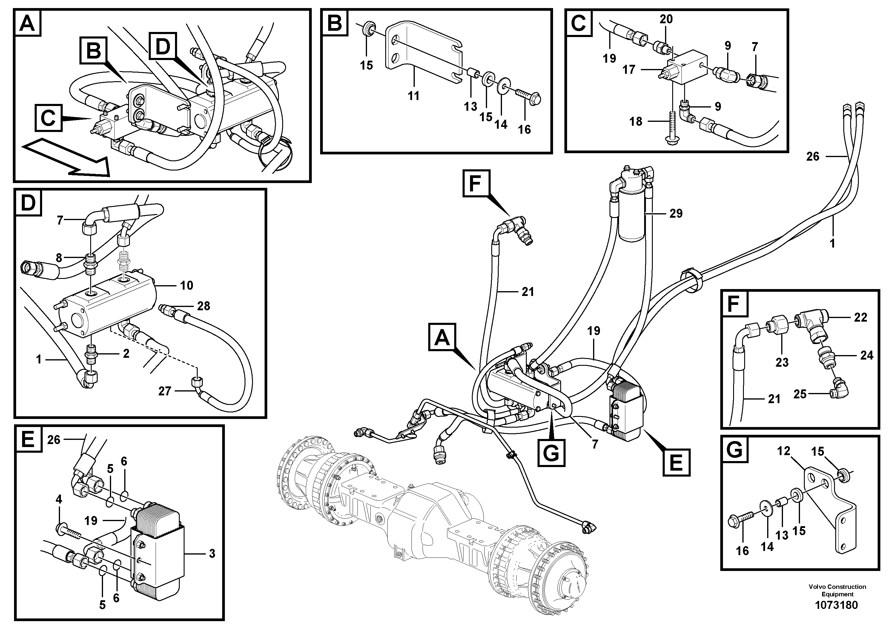 Timing gear casing VOE15114987 VOLVO
