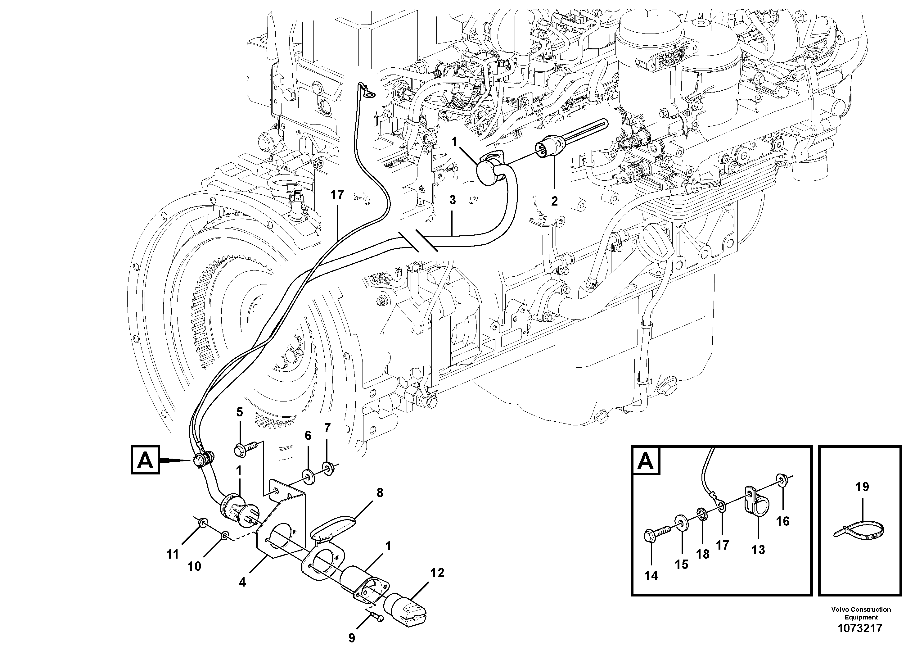 Radio Support VOE11147460 VOLVO
