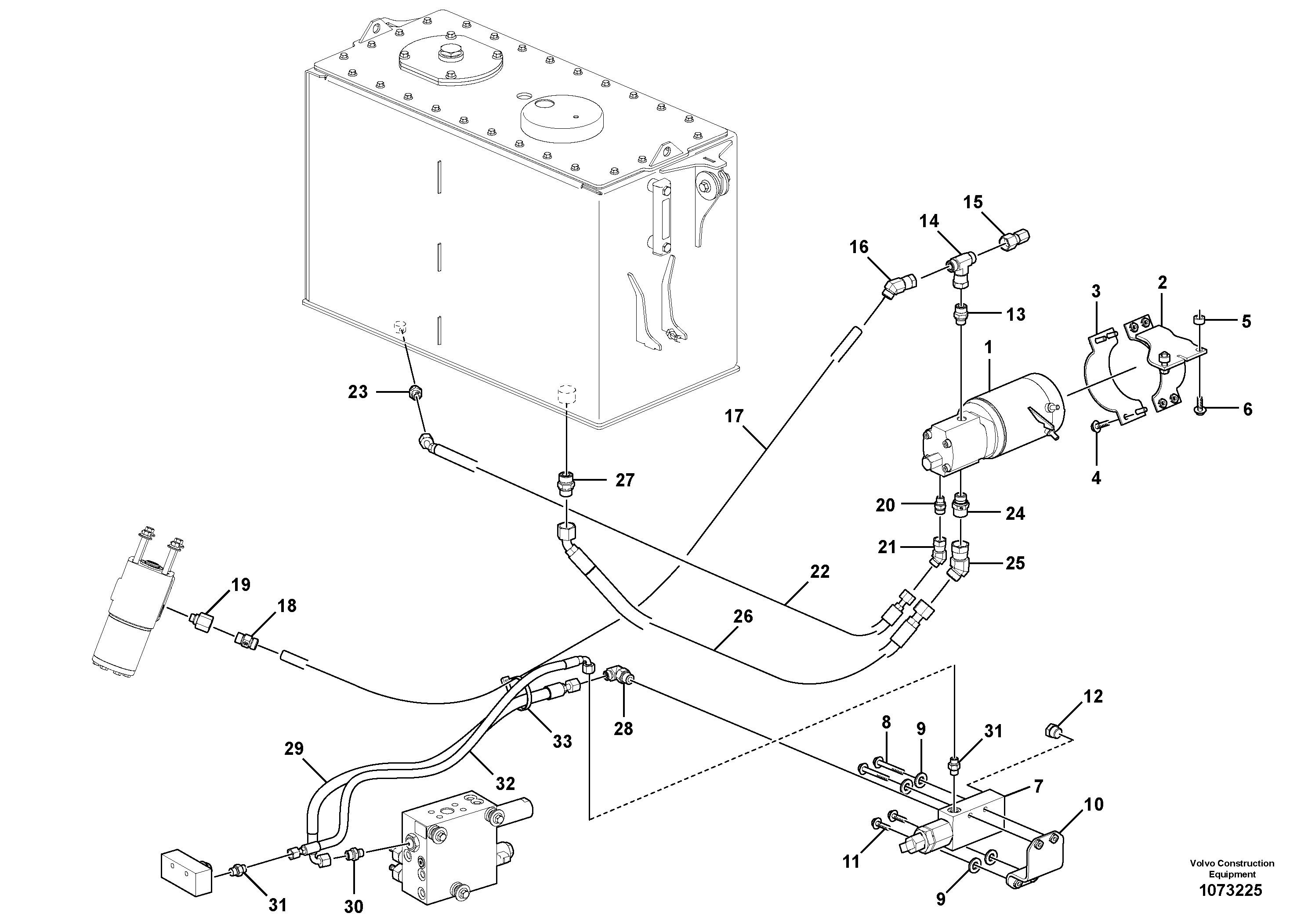 Extension Bar VOE17474880 VOLVO