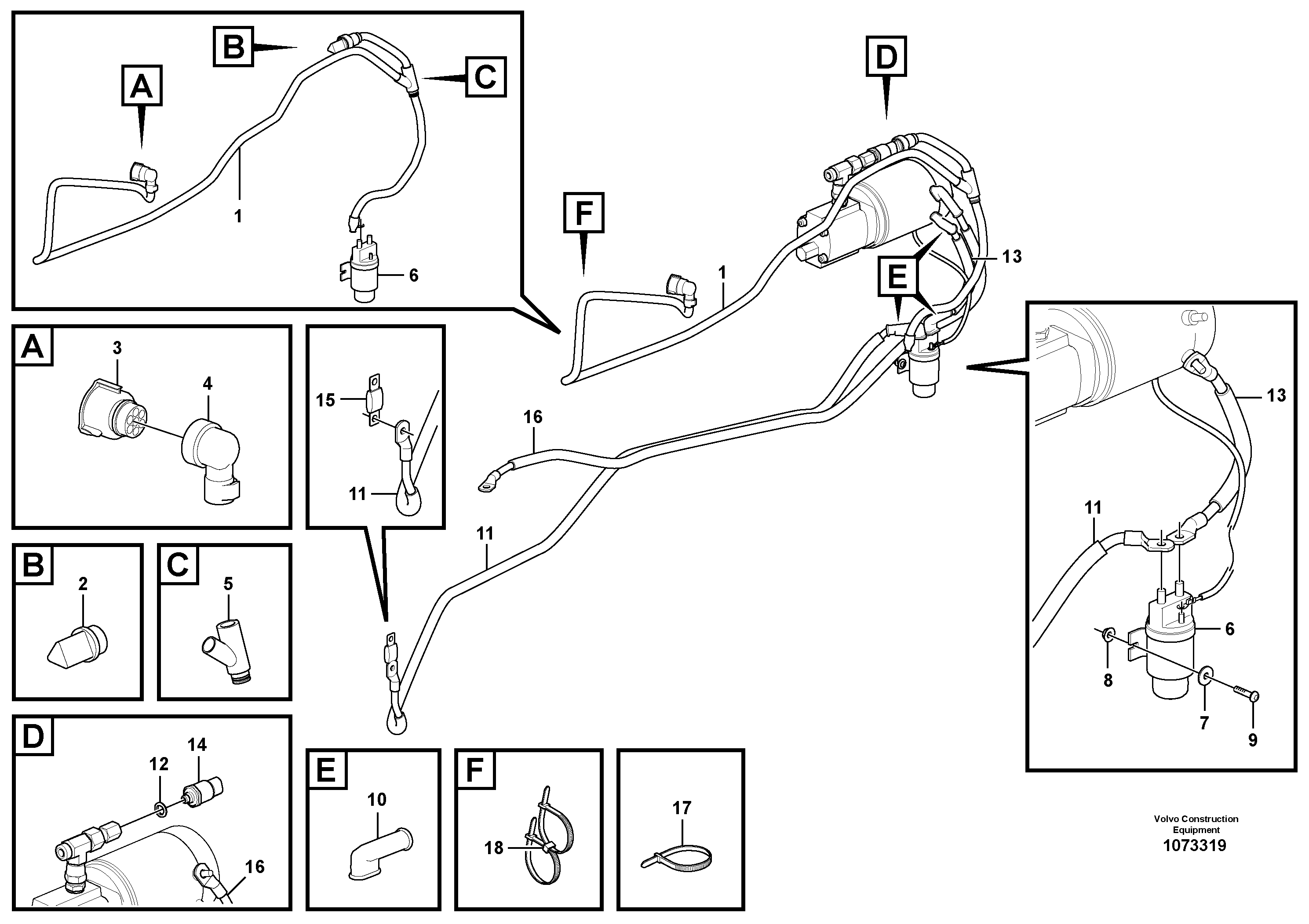 Vacuum Line VOE25370987 VOLVO