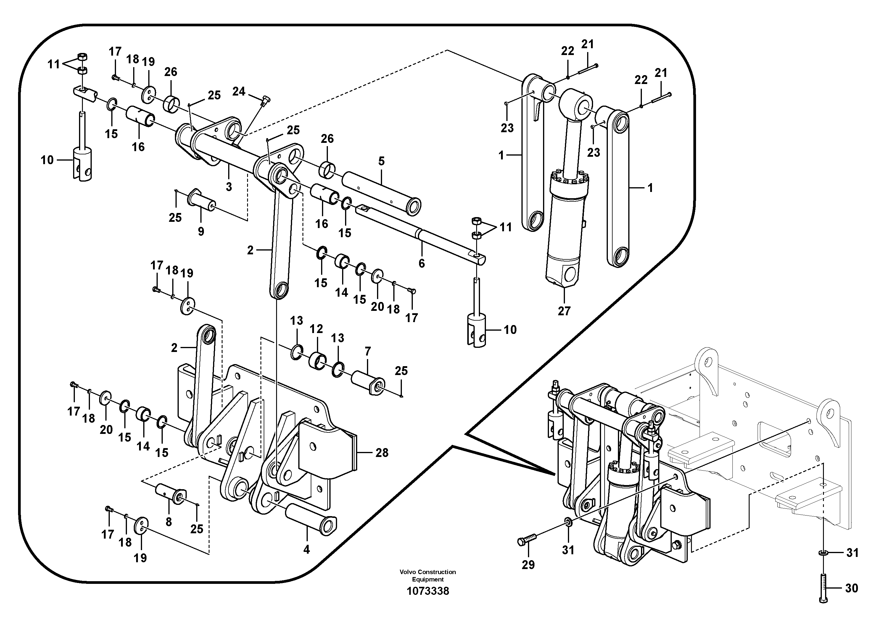 Swg Lk Cylinder VOE14656357 VOLVO