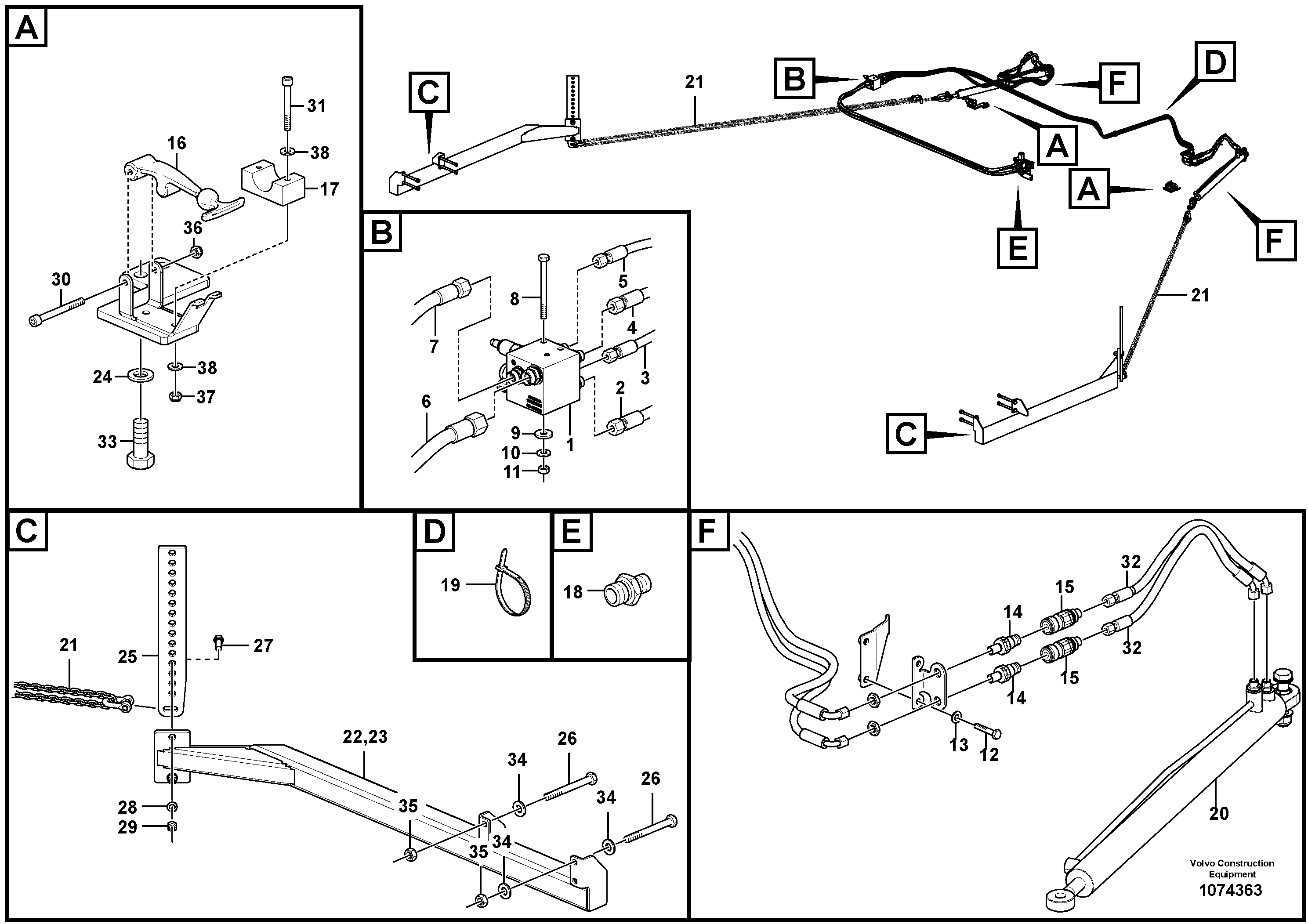 Hose RM/VOE12767376 VOLVO